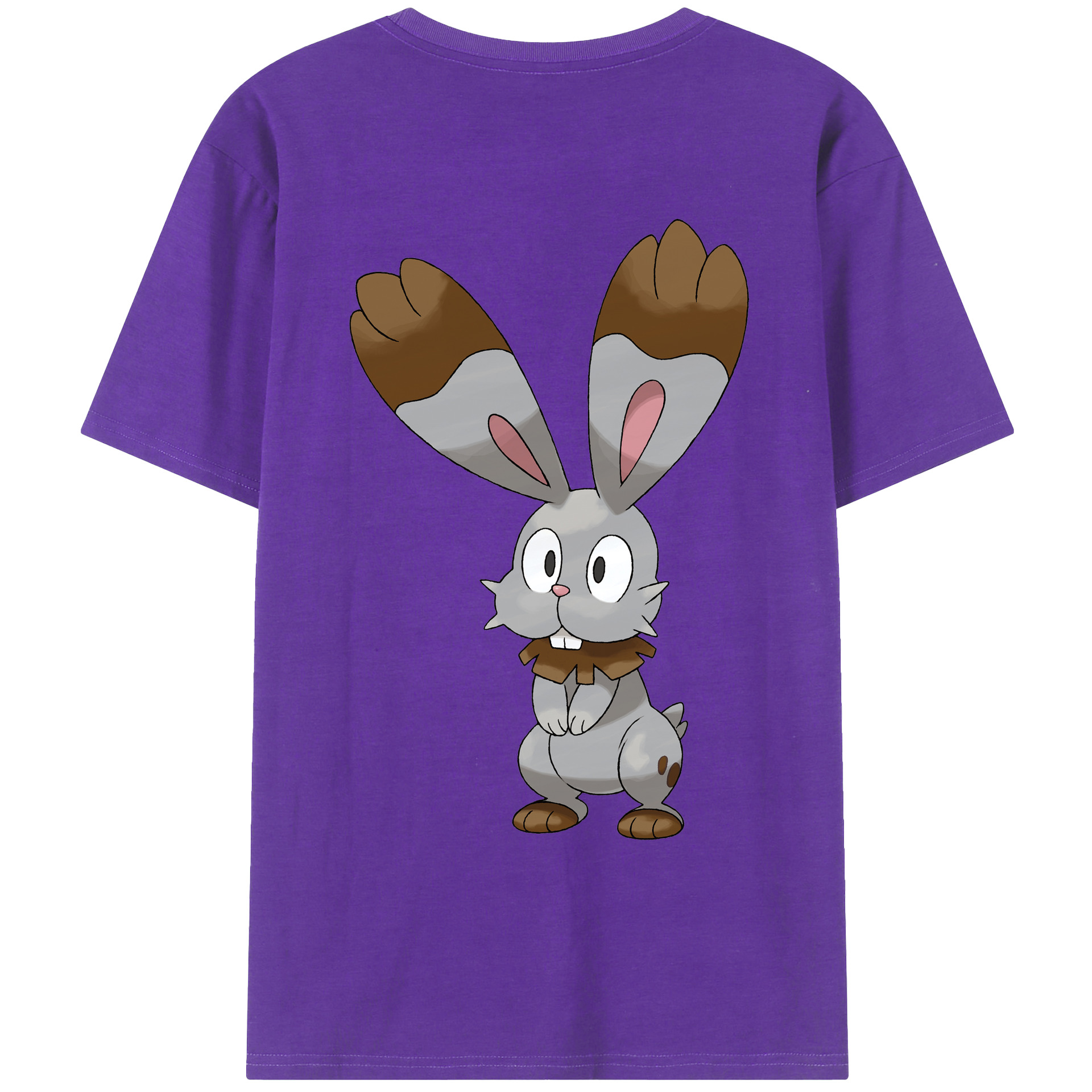 （画像用） ポケットモンスター Pokémon 綿100％ メンズ半袖Tシャツ（バックプリント） 通気性
