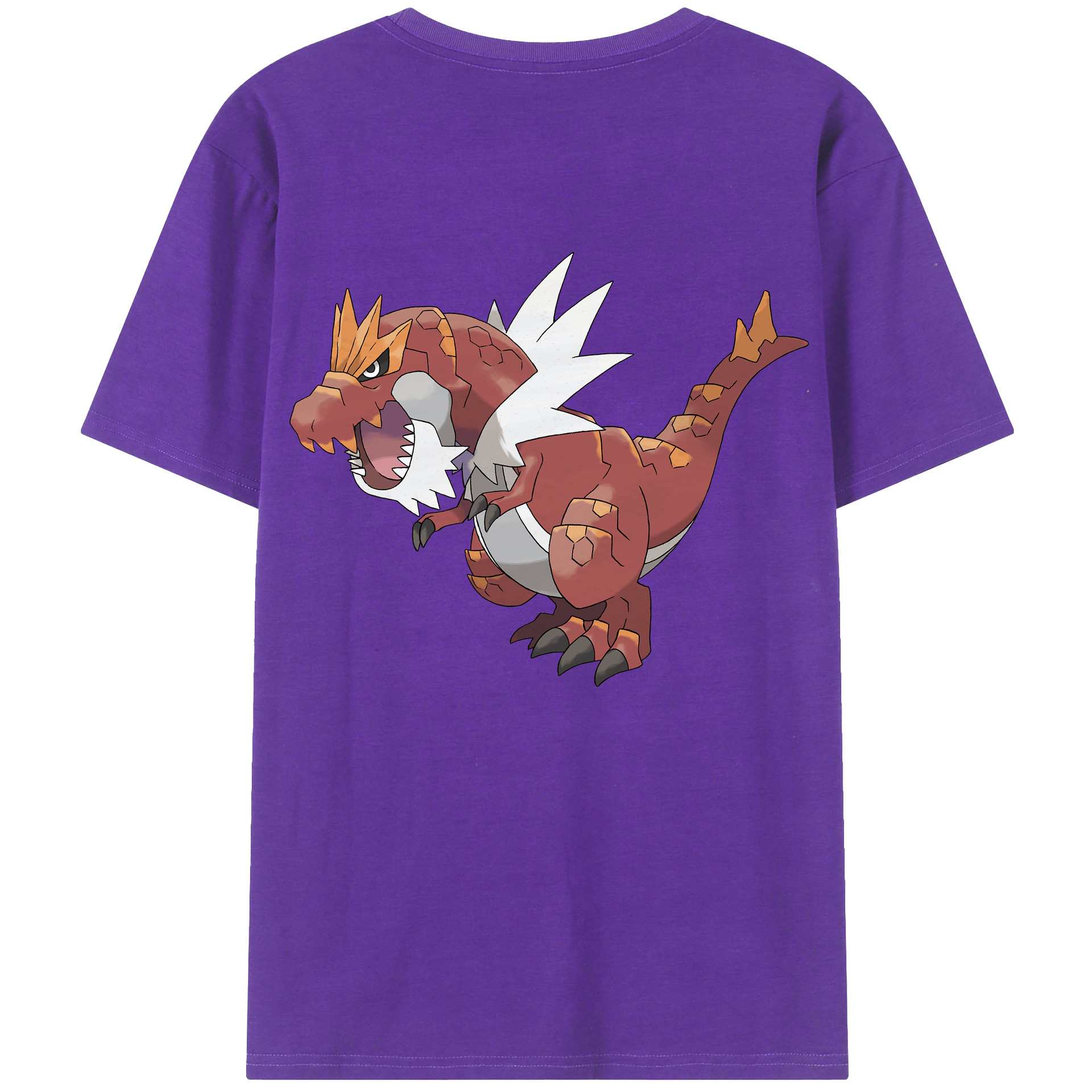 （画像用） ポケットモンスター Pokémon 綿100％ メンズ半袖Tシャツ（バックプリント） 通気性