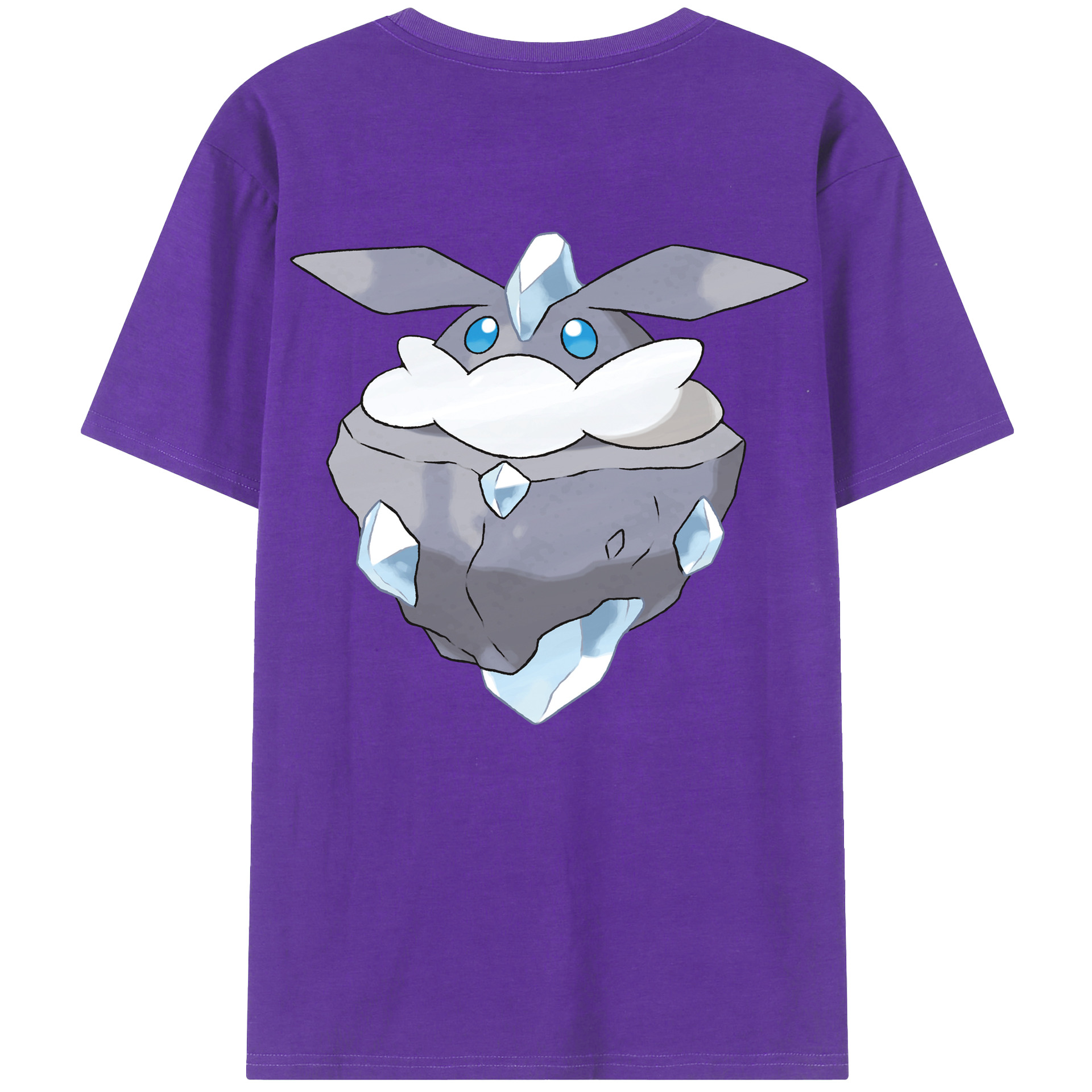 （画像用） ポケットモンスター Pokémon 綿100％ メンズ半袖Tシャツ（バックプリント） 通気性