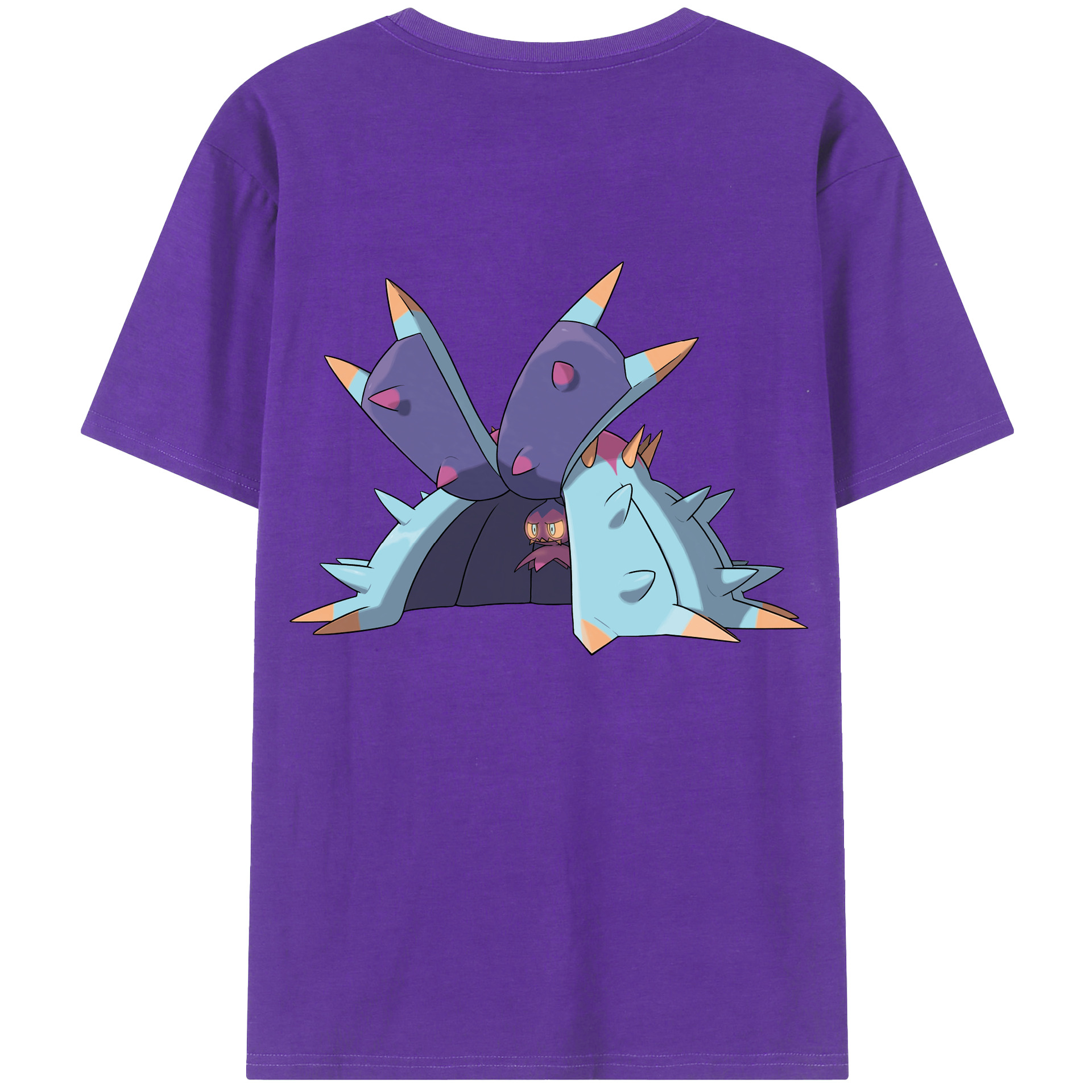 （画像用） ポケットモンスター Pokémon 綿100％ メンズ半袖Tシャツ（バックプリント） 通気性