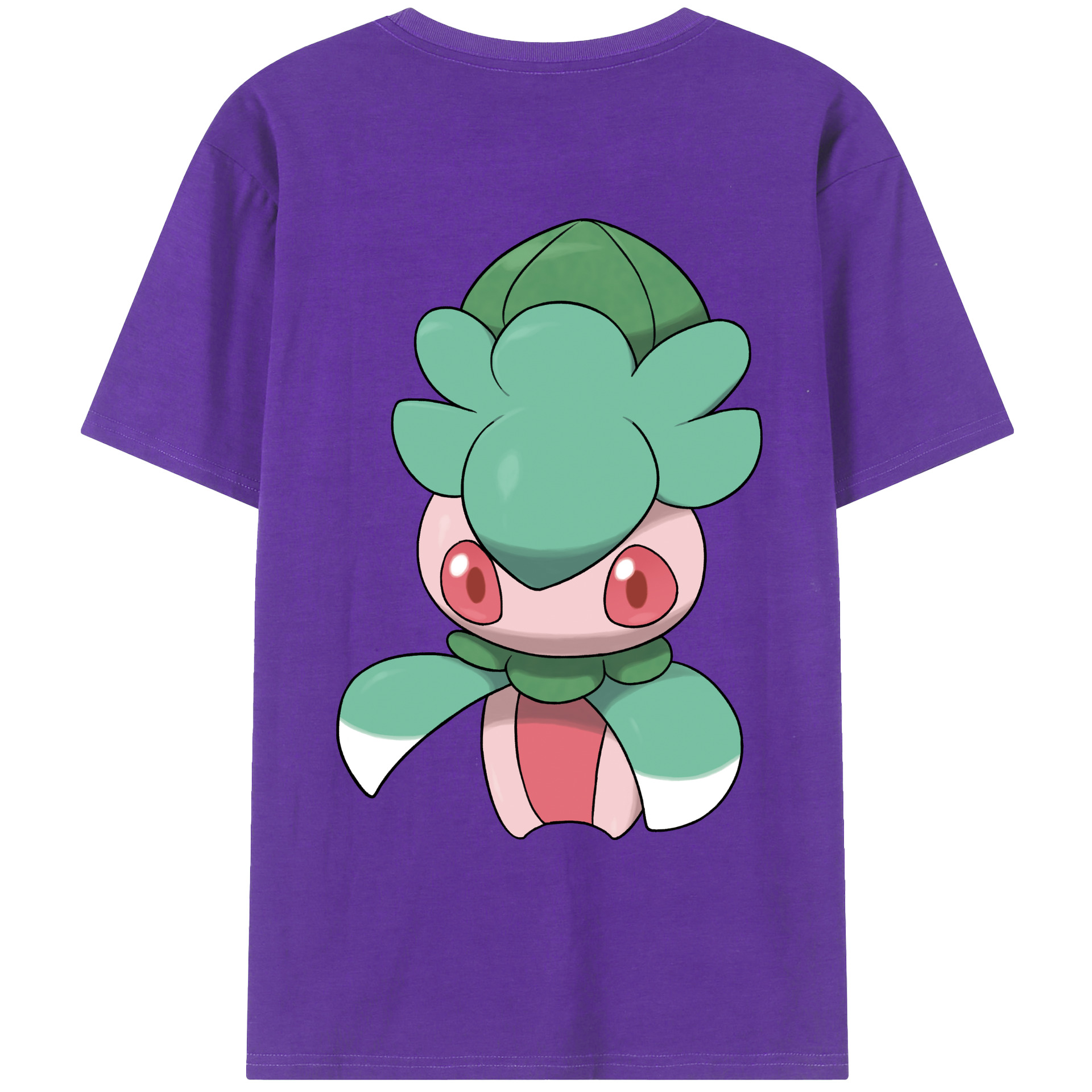 （画像用） ポケットモンスター Pokémon 綿100％ メンズ半袖Tシャツ（バックプリント） 通気性