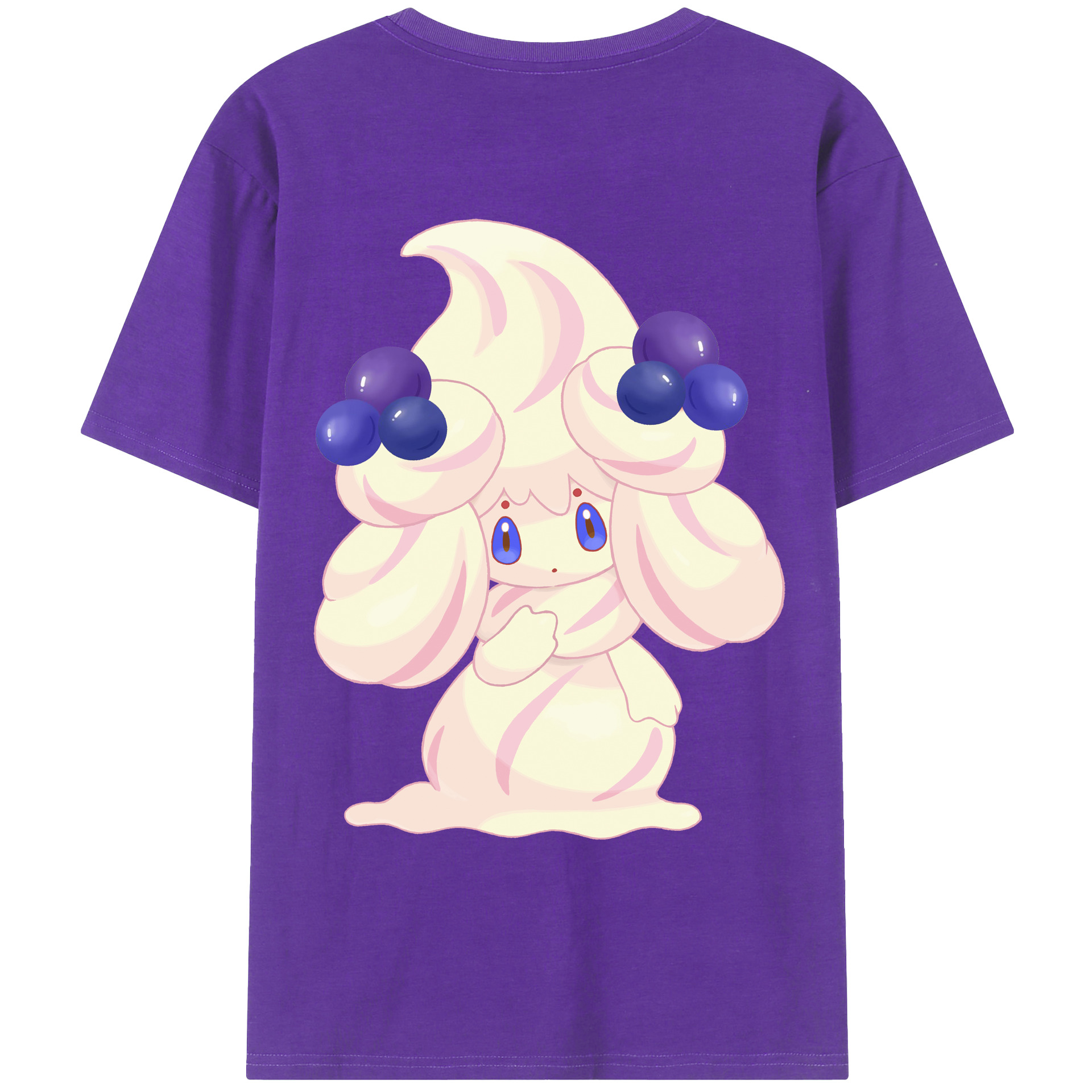 （画像用） ポケットモンスター Pokémon 綿100％ メンズ半袖Tシャツ（バックプリント） 通気性