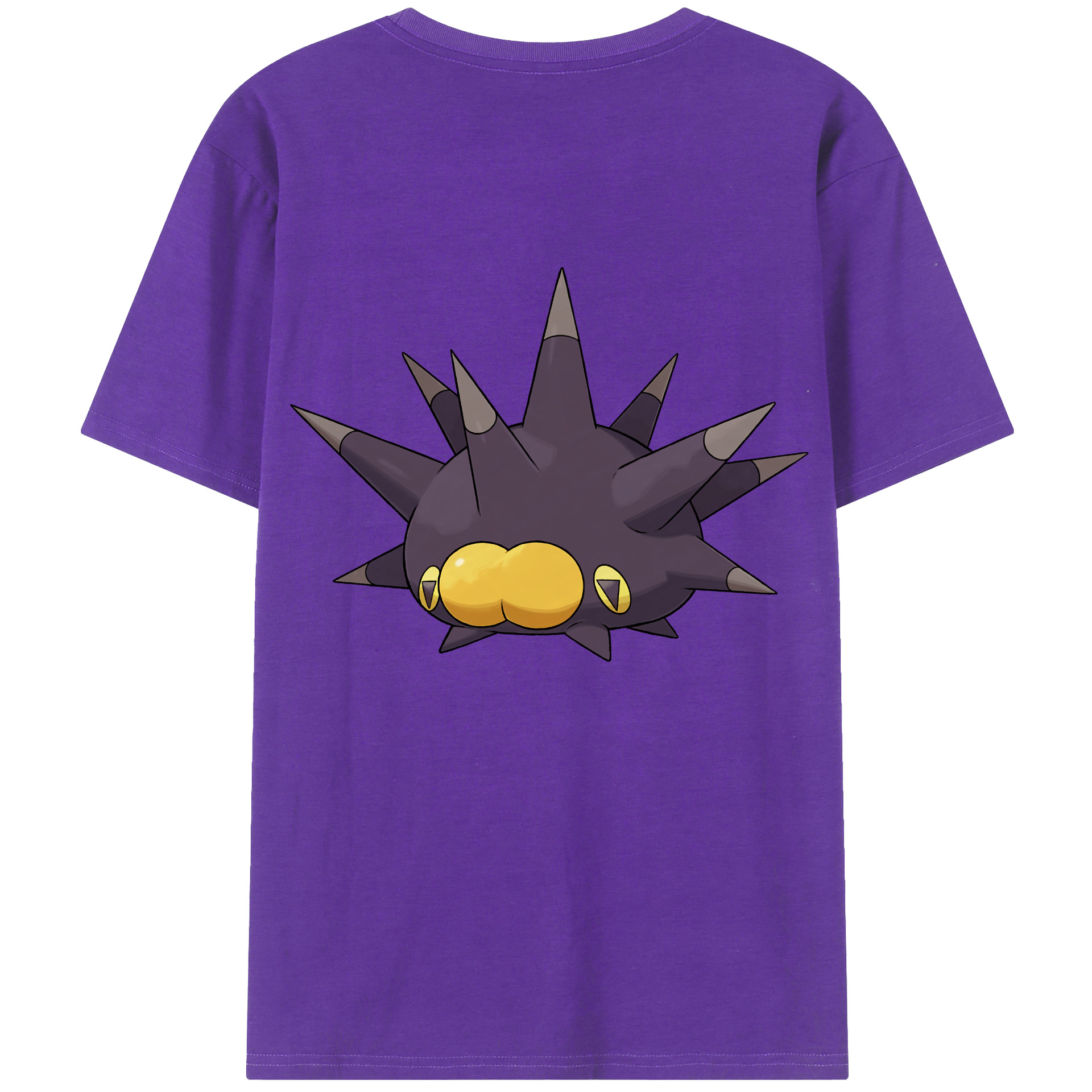 （画像用） ポケットモンスター Pokémon 綿100％ メンズ半袖Tシャツ（バックプリント） 通気性