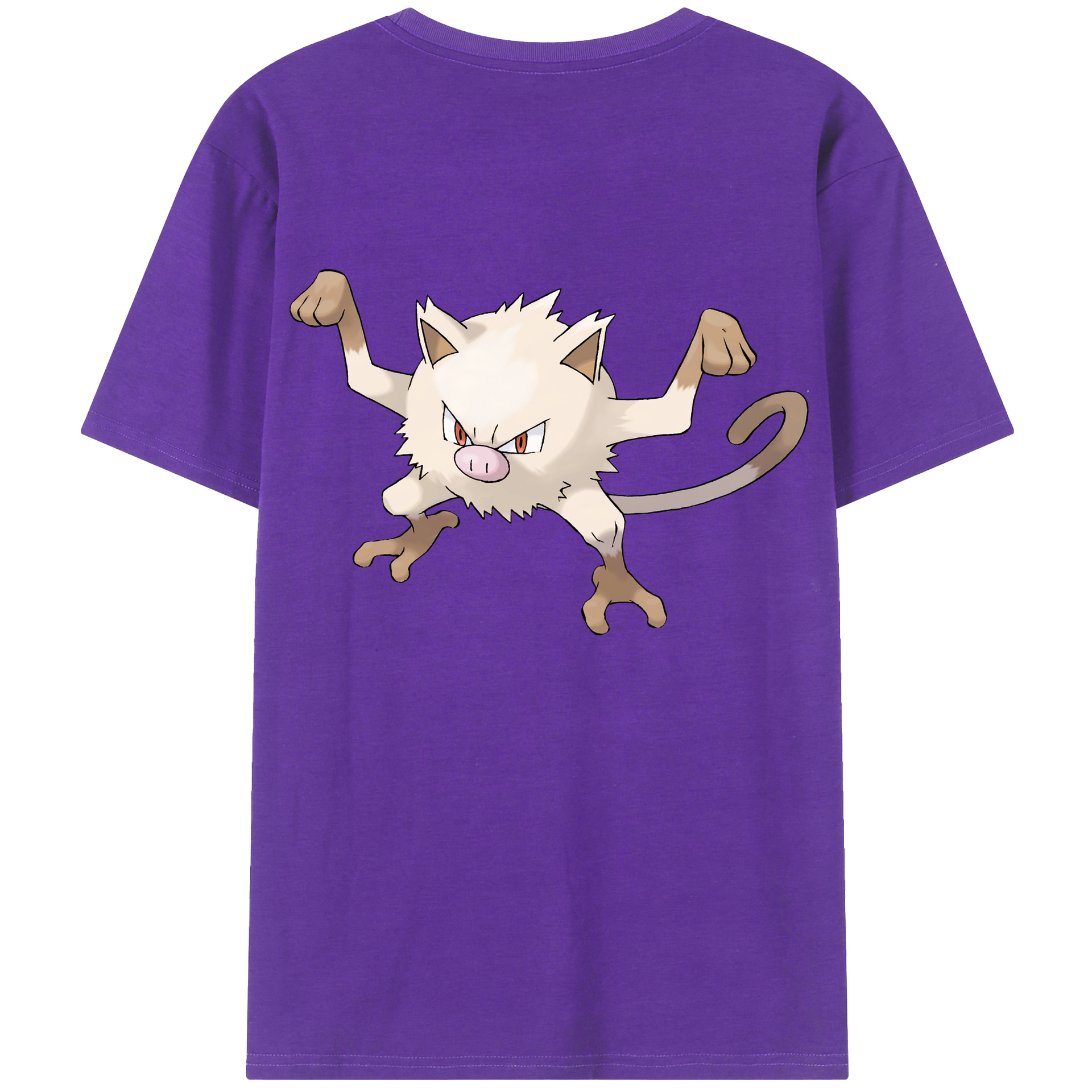 （画像用） ポケットモンスター Pokémon 綿100％ メンズ半袖Tシャツ（バックプリント） 通気性
