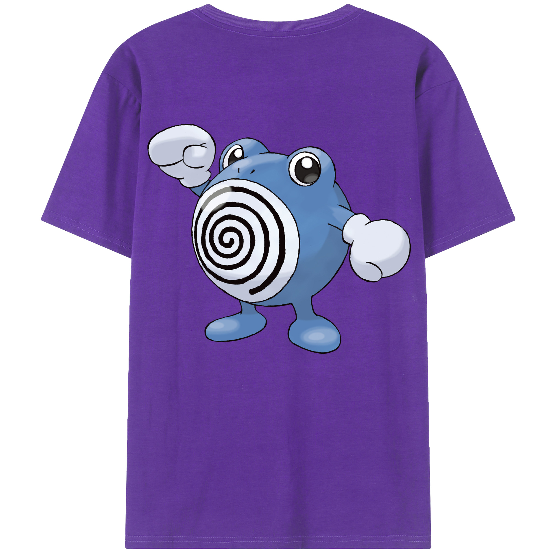 （画像用） ポケットモンスター Pokémon 綿100％ メンズ半袖Tシャツ（バックプリント） 通気性