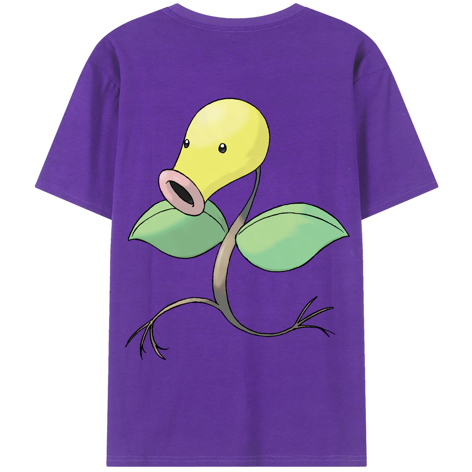 （画像用） ポケットモンスター Pokémon 綿100％ メンズ半袖Tシャツ（バックプリント） 通気性