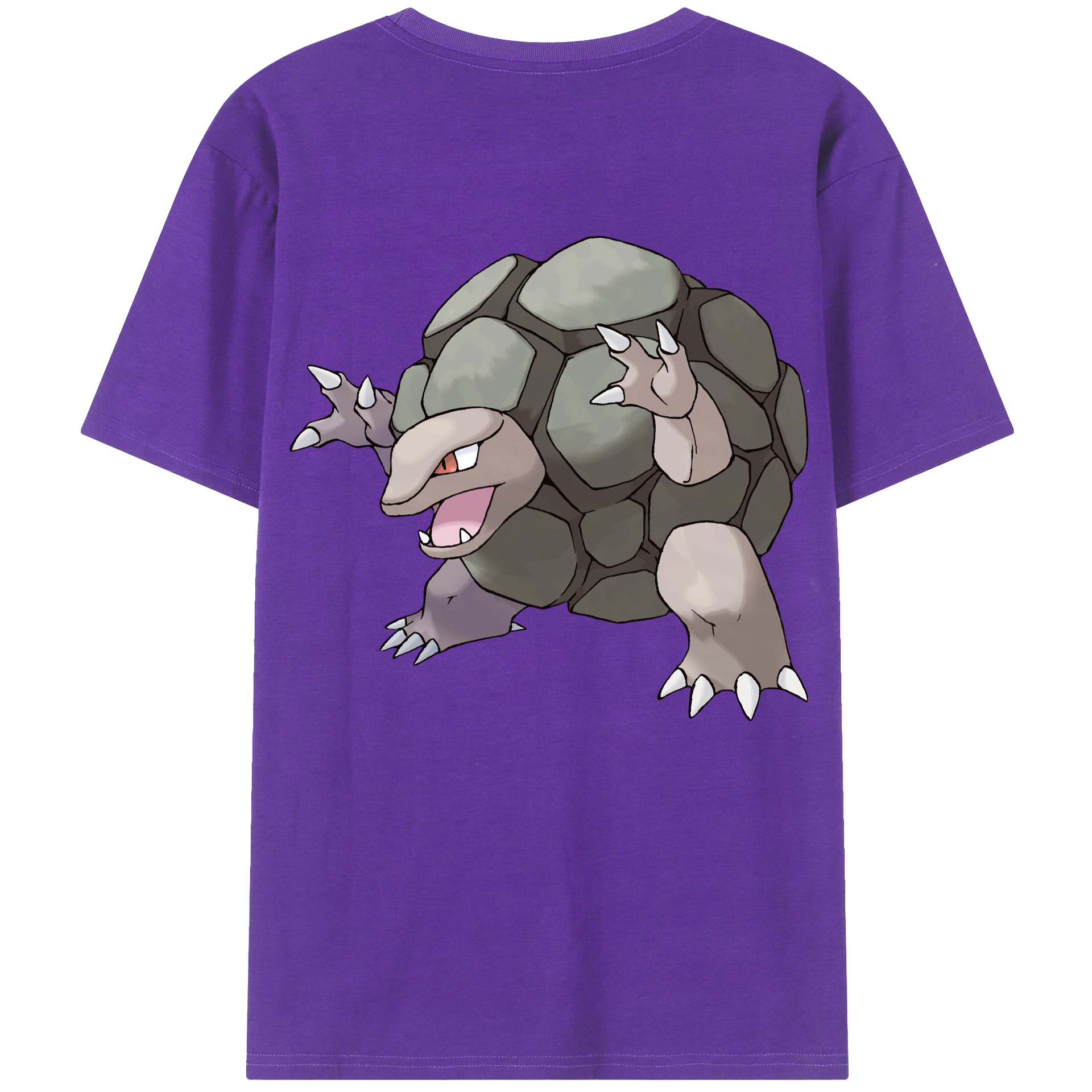 （画像用） ポケットモンスター Pokémon 綿100％ メンズ半袖Tシャツ（バックプリント） 通気性