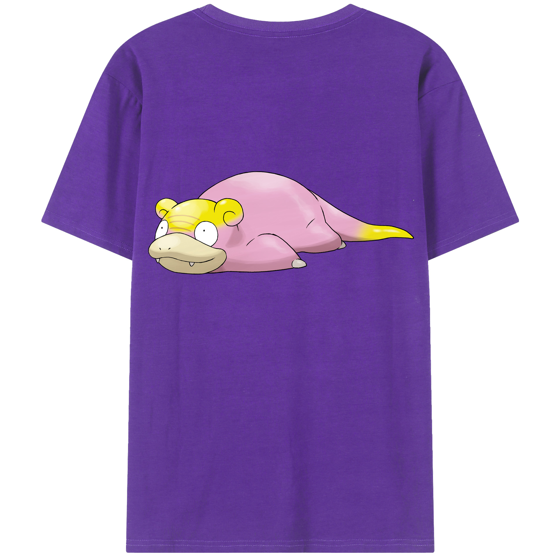 （画像用） ポケットモンスター Pokémon 綿100％ メンズ半袖Tシャツ（バックプリント） 通気性