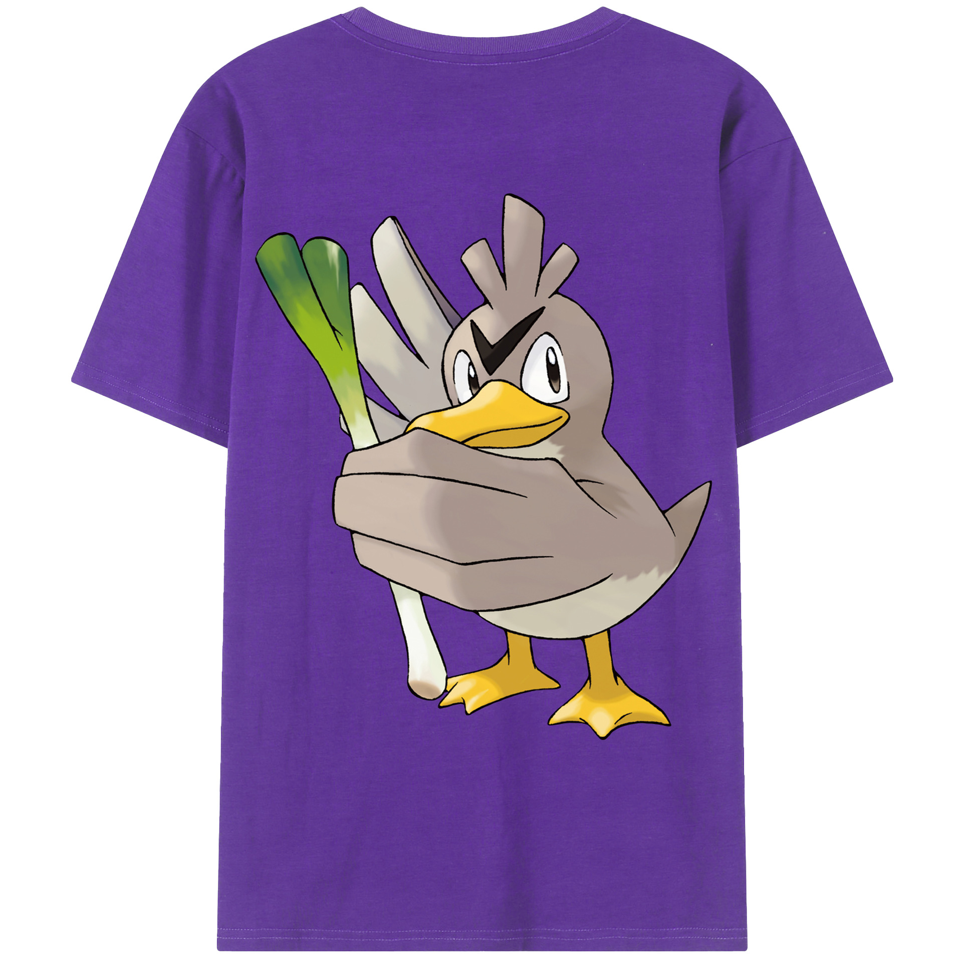 （画像用） ポケットモンスター Pokémon 綿100％ メンズ半袖Tシャツ（バックプリント） 通気性