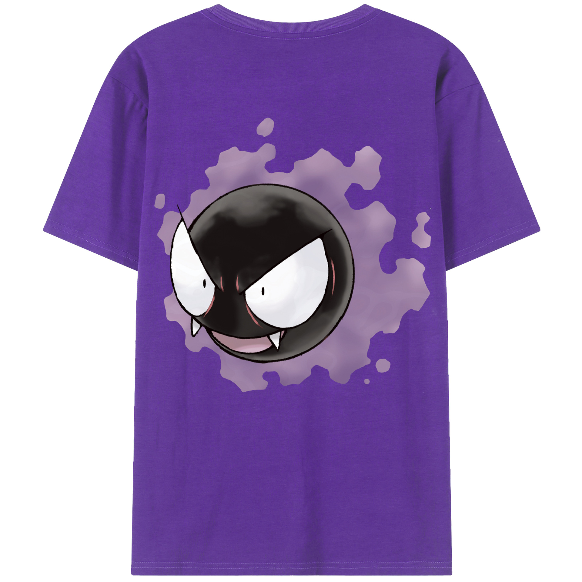 （画像用） ポケットモンスター Pokémon 綿100％ メンズ半袖Tシャツ（バックプリント） 通気性