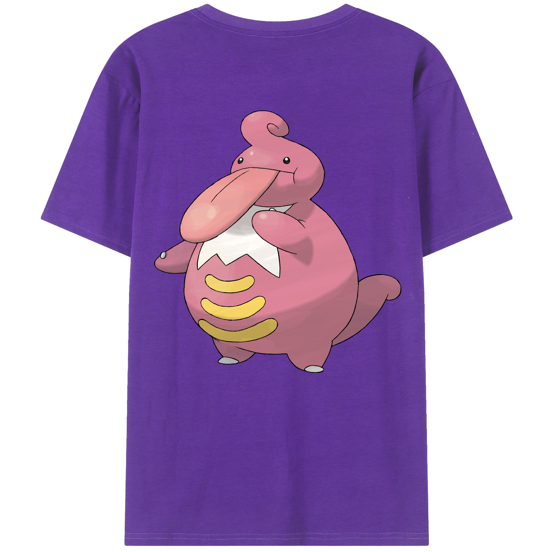 （画像用） ポケットモンスター Pokémon 綿100％ メンズ半袖Tシャツ（バックプリント） 通気性