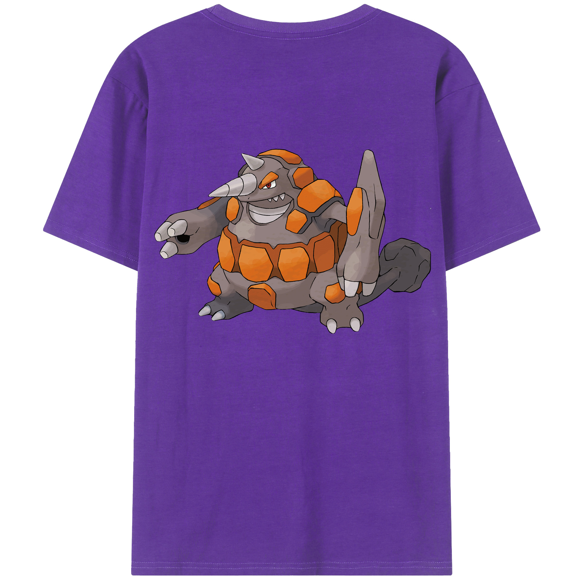 （画像用） ポケットモンスター Pokémon 綿100％ メンズ半袖Tシャツ（バックプリント） 通気性