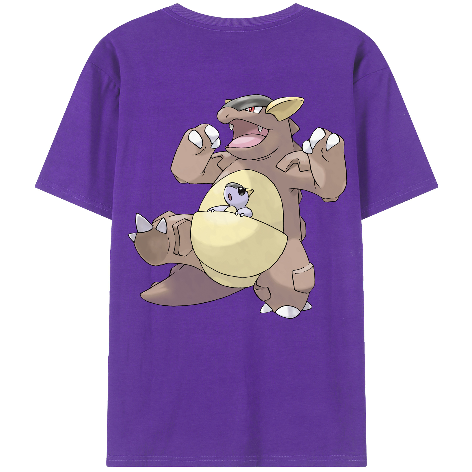 （画像用） ポケットモンスター Pokémon 綿100％ メンズ半袖Tシャツ（バックプリント） 通気性