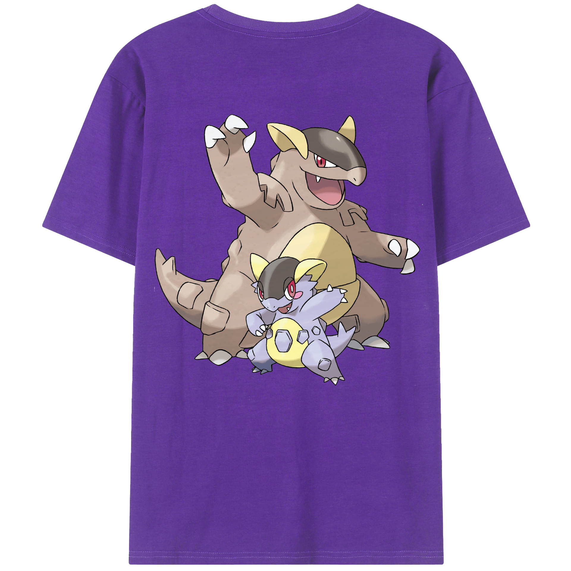 （画像用） ポケットモンスター Pokémon 綿100％ メンズ半袖Tシャツ（バックプリント） 通気性