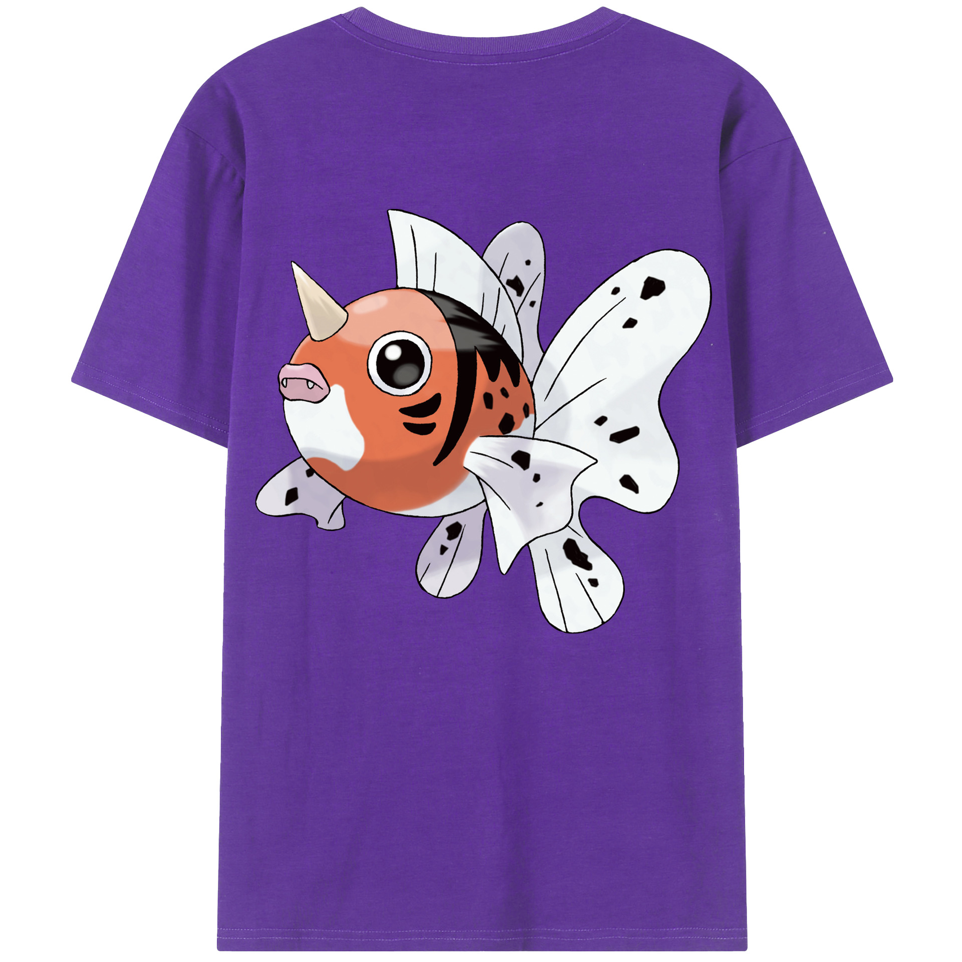 （画像用） ポケットモンスター Pokémon 綿100％ メンズ半袖Tシャツ（バックプリント） 通気性