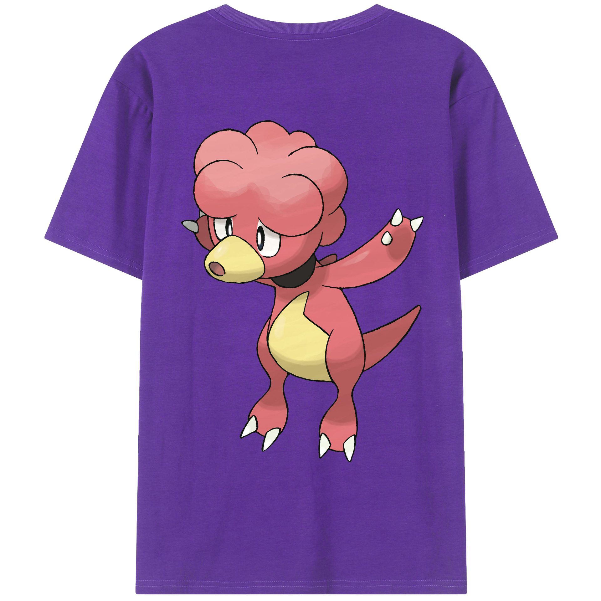 （画像用） ポケットモンスター Pokémon 綿100％ メンズ半袖Tシャツ（バックプリント） 通気性