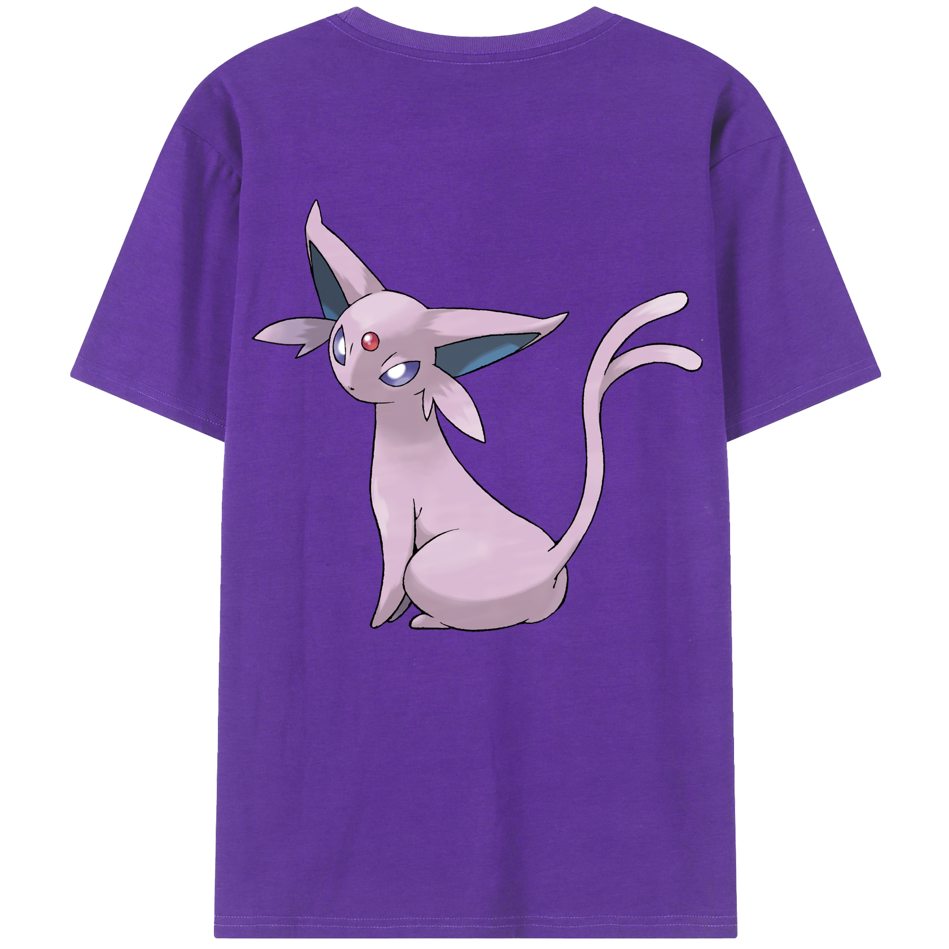 （画像用） ポケットモンスター Pokémon 綿100％ メンズ半袖Tシャツ（バックプリント） 通気性