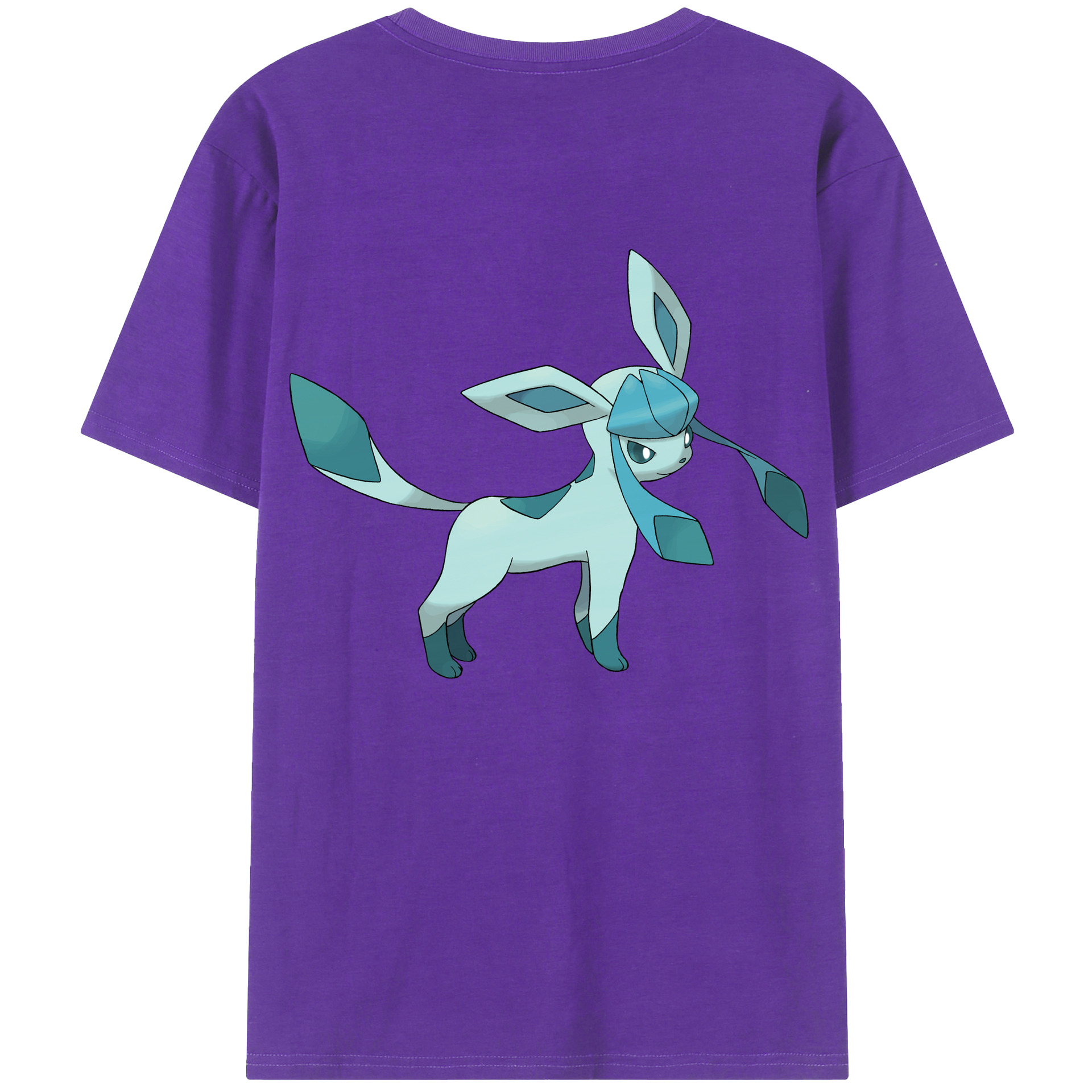 （画像用） ポケットモンスター Pokémon 綿100％ メンズ半袖Tシャツ（バックプリント） 通気性