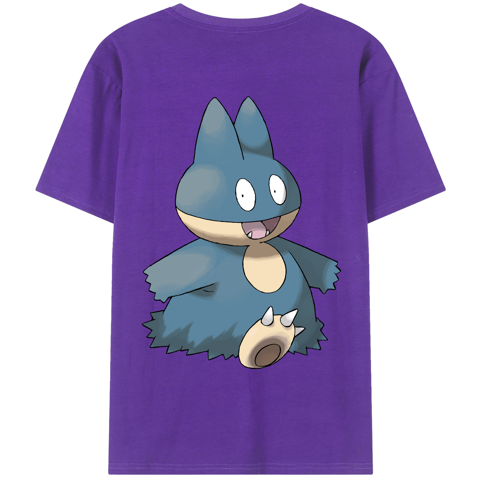 （画像用） ポケットモンスター Pokémon 綿100％ メンズ半袖Tシャツ（バックプリント） 通気性
