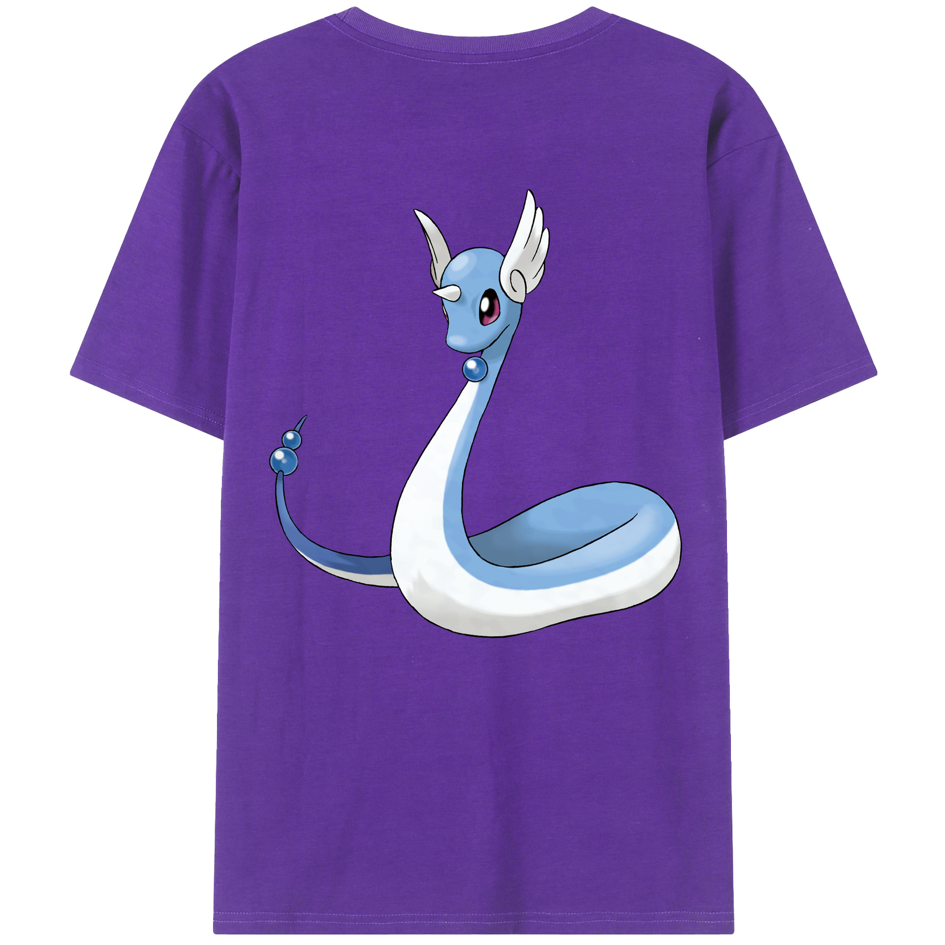 （画像用） ポケットモンスター Pokémon 綿100％ メンズ半袖Tシャツ（バックプリント） 通気性