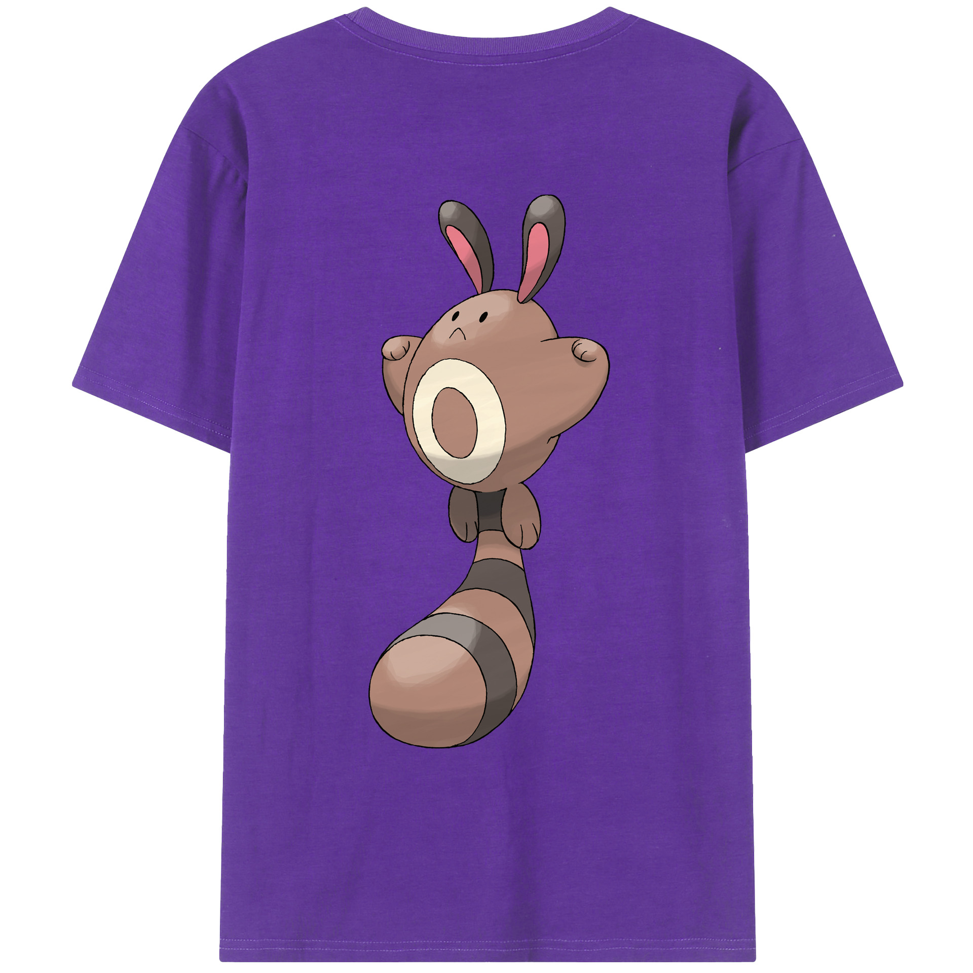 （画像用） ポケットモンスター Pokémon 綿100％ メンズ半袖Tシャツ（バックプリント） 通気性
