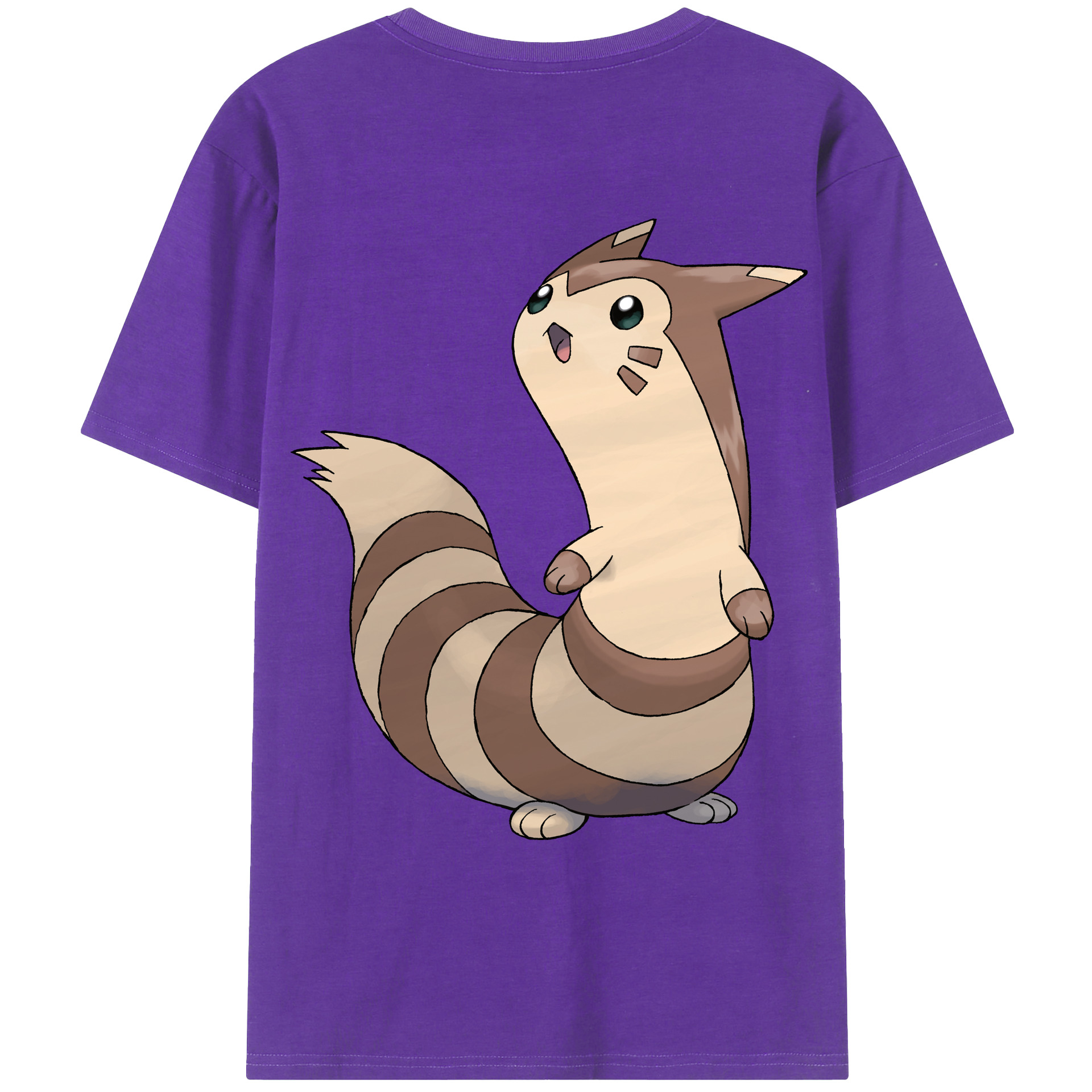 （画像用） ポケットモンスター Pokémon 綿100％ メンズ半袖Tシャツ（バックプリント） 通気性