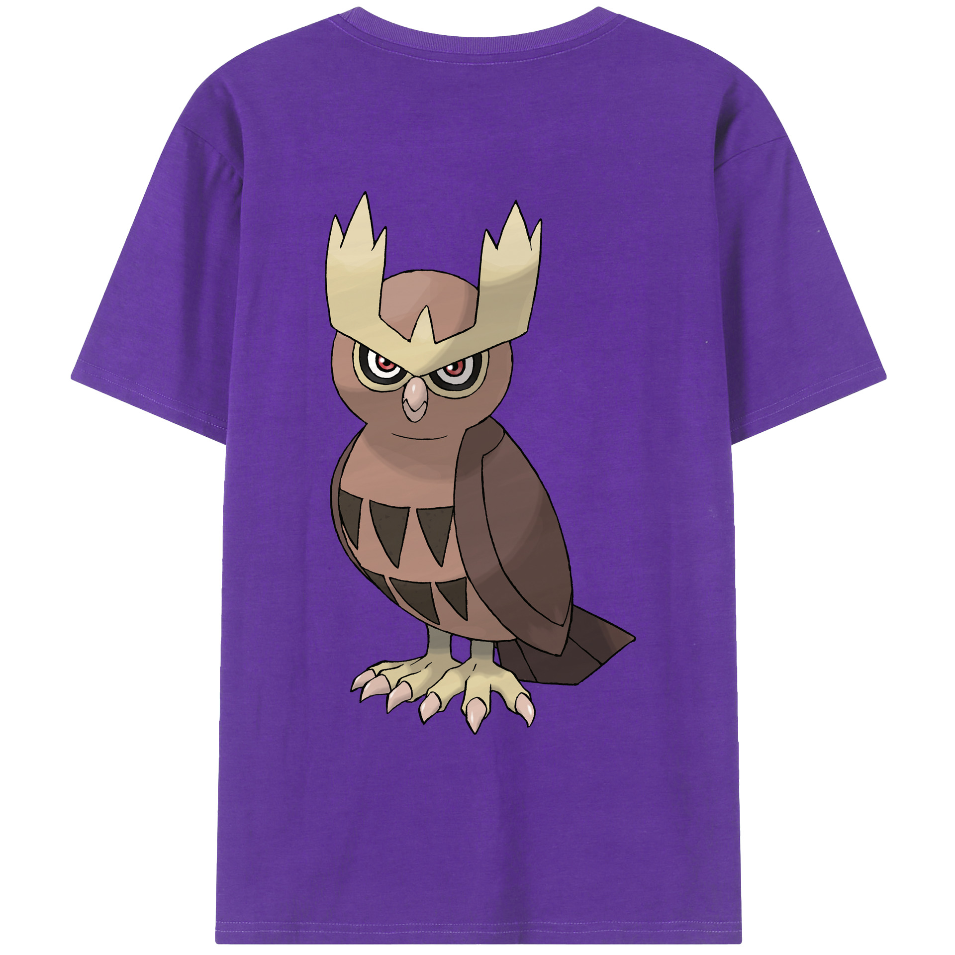 （画像用） ポケットモンスター Pokémon 綿100％ メンズ半袖Tシャツ（バックプリント） 通気性