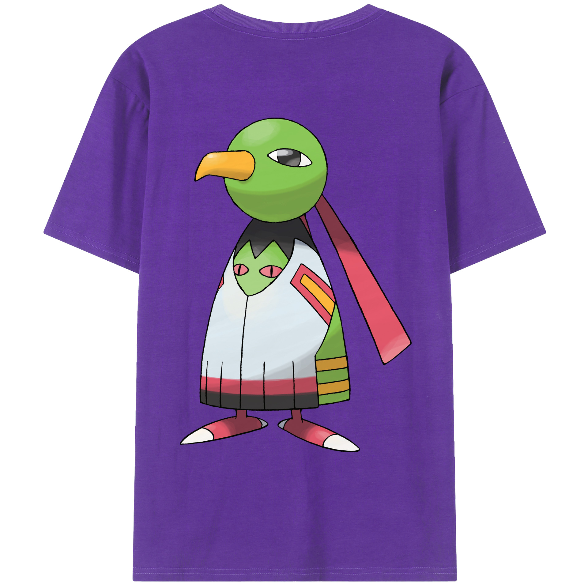 （画像用） ポケットモンスター Pokémon 綿100％ メンズ半袖Tシャツ（バックプリント） 通気性