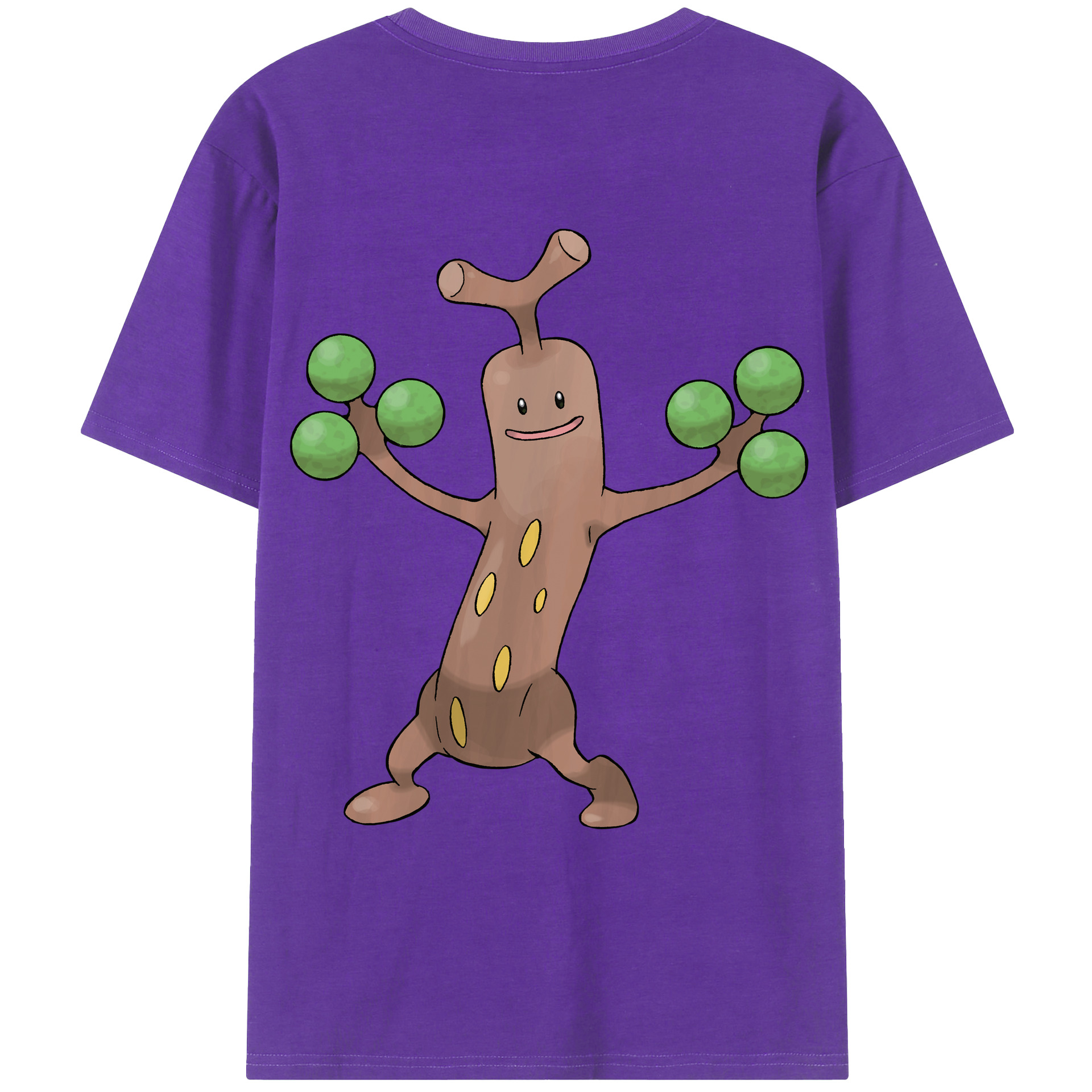 （画像用） ポケットモンスター Pokémon 綿100％ メンズ半袖Tシャツ（バックプリント） 通気性