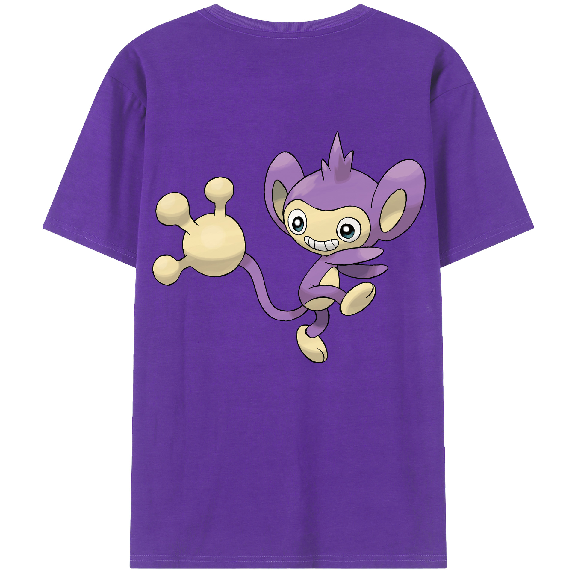 （画像用） ポケットモンスター Pokémon 綿100％ メンズ半袖Tシャツ（バックプリント） 通気性