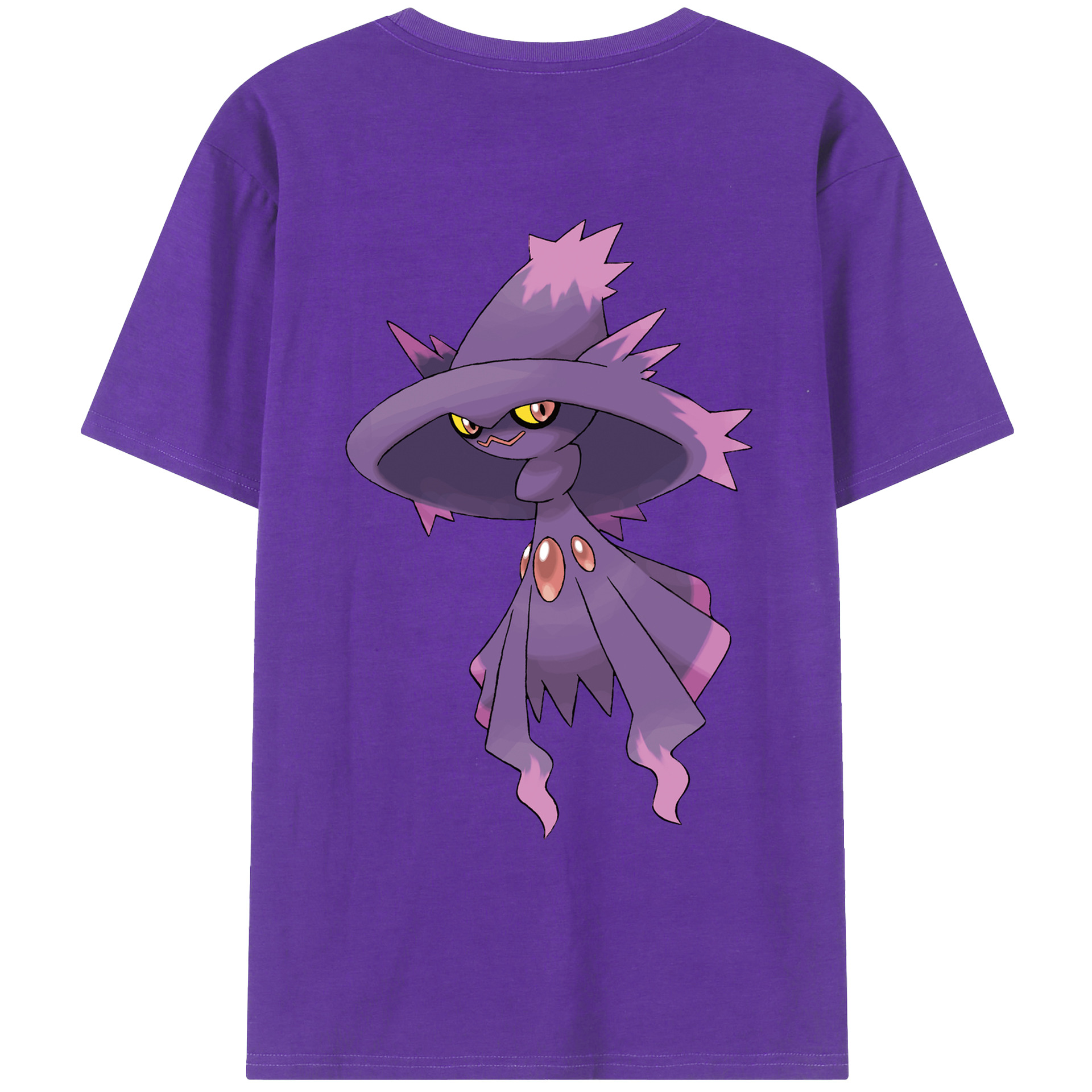 （画像用） ポケットモンスター Pokémon 綿100％ メンズ半袖Tシャツ（バックプリント） 通気性