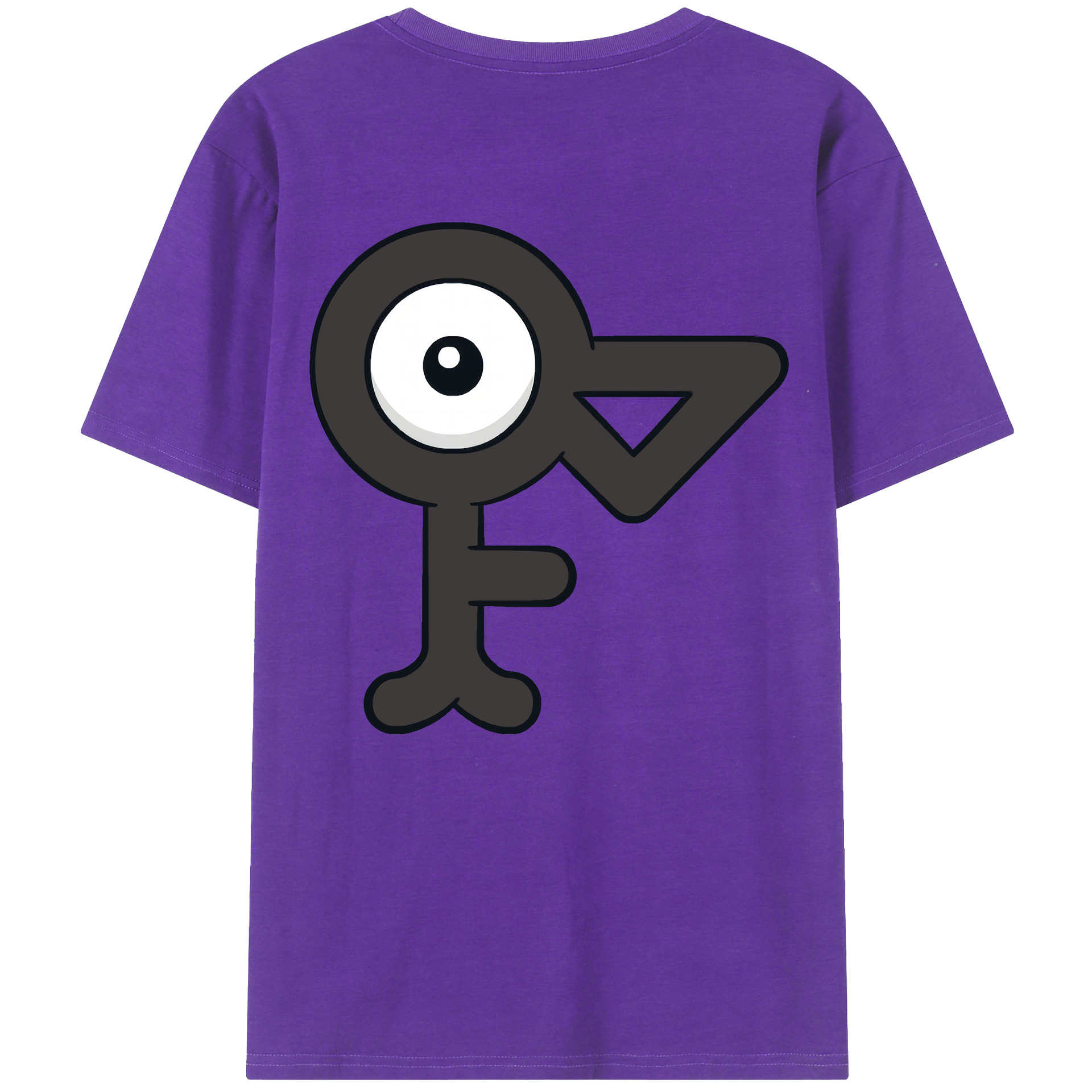（画像用） ポケットモンスター Pokémon 綿100％ メンズ半袖Tシャツ（バックプリント） 通気性