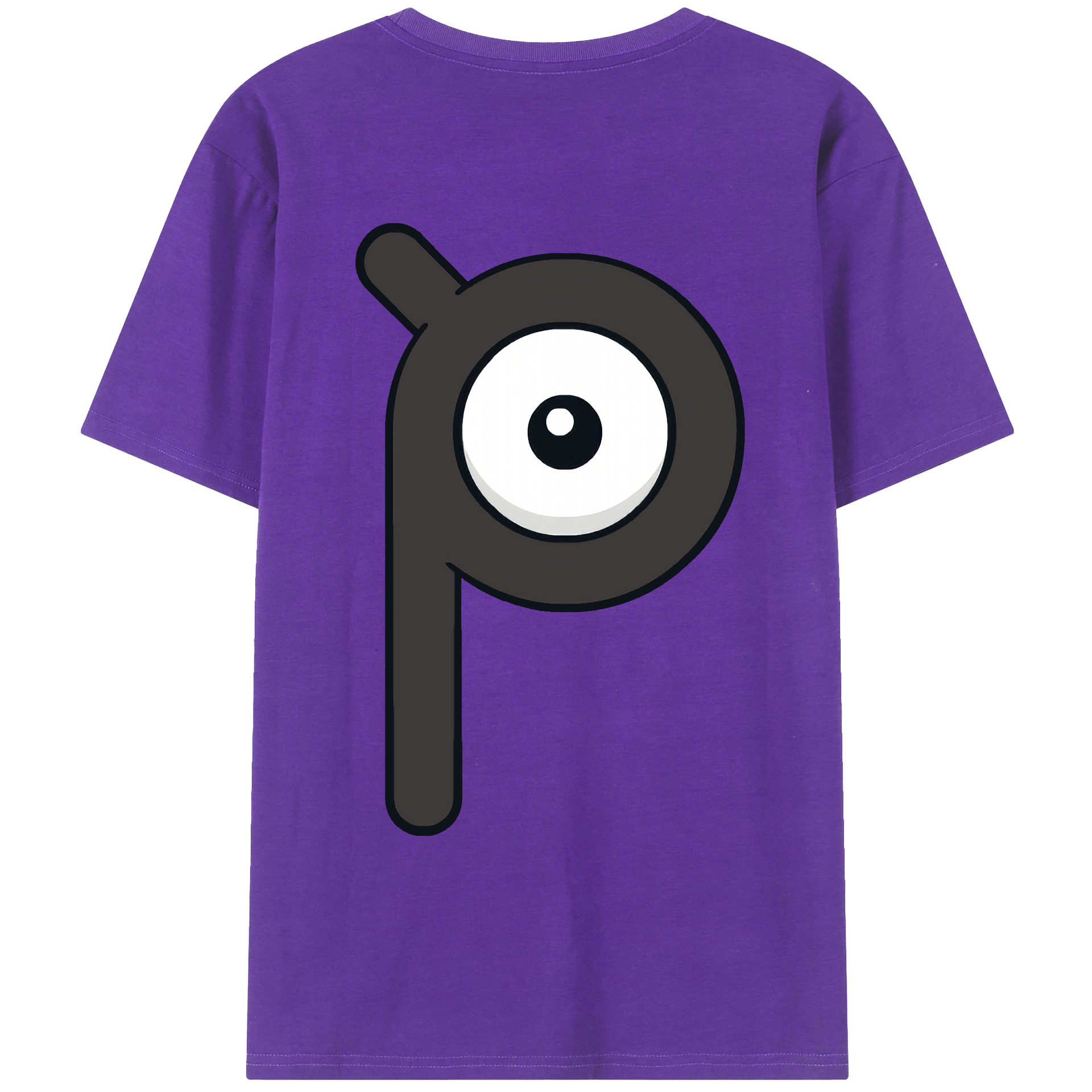 （画像用） ポケットモンスター Pokémon 綿100％ メンズ半袖Tシャツ（バックプリント） 通気性