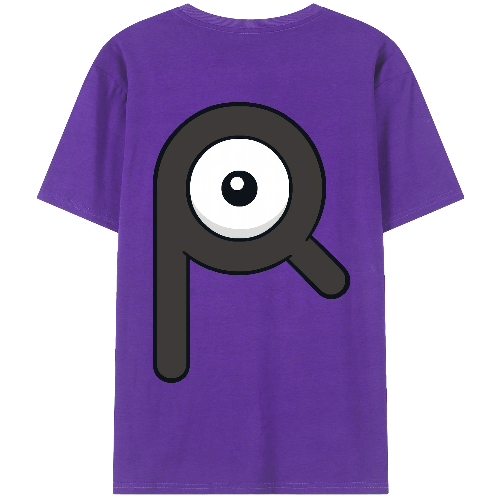 （画像用） ポケットモンスター Pokémon 綿100％ メンズ半袖Tシャツ（バックプリント） 通気性