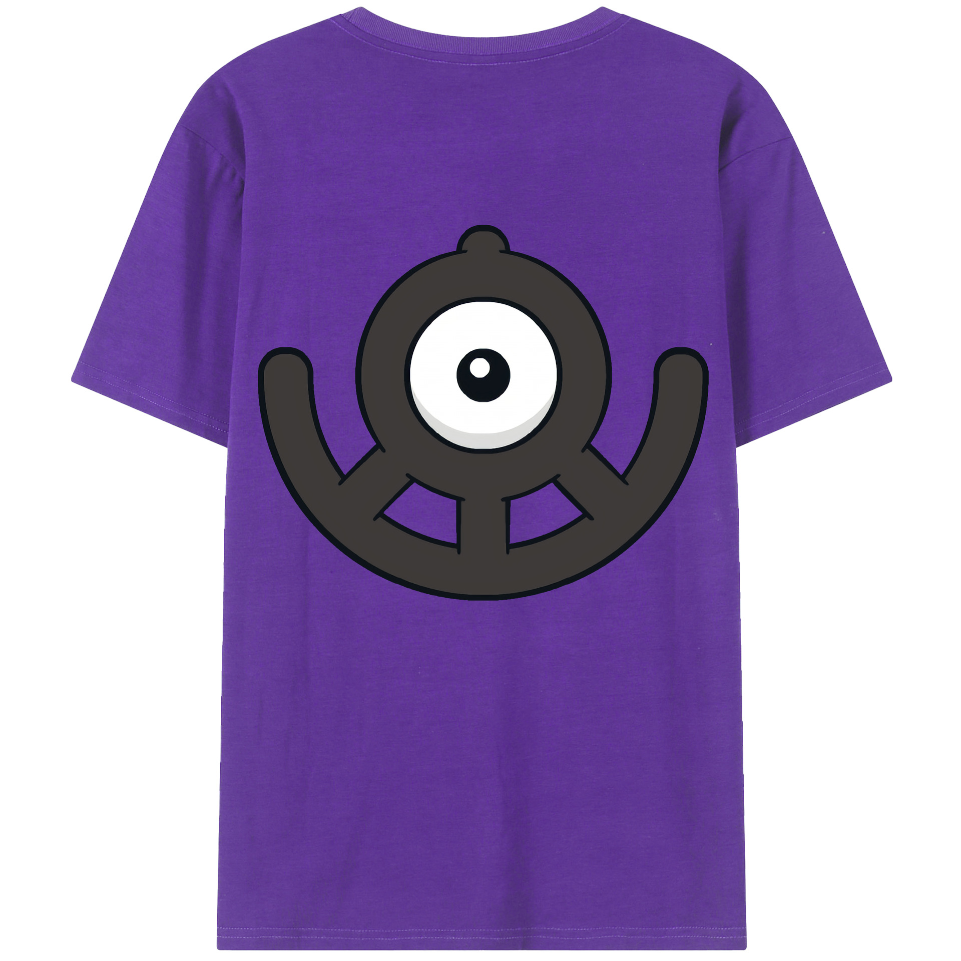 （画像用） ポケットモンスター Pokémon 綿100％ メンズ半袖Tシャツ（バックプリント） 通気性