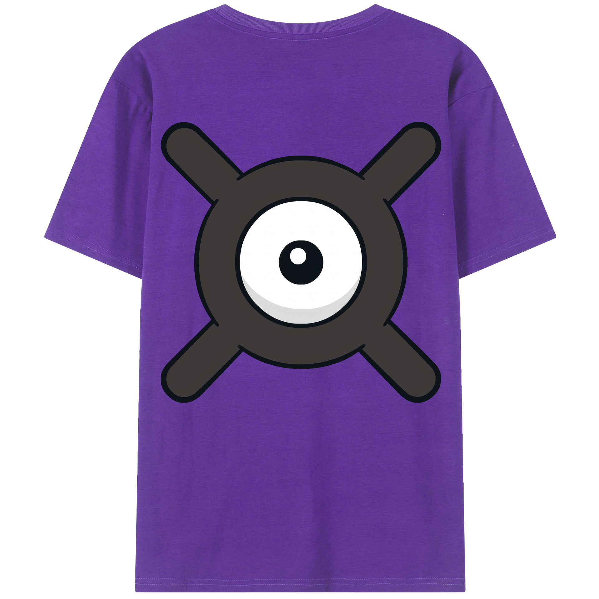（画像用） ポケットモンスター Pokémon 綿100％ メンズ半袖Tシャツ（バックプリント） 通気性