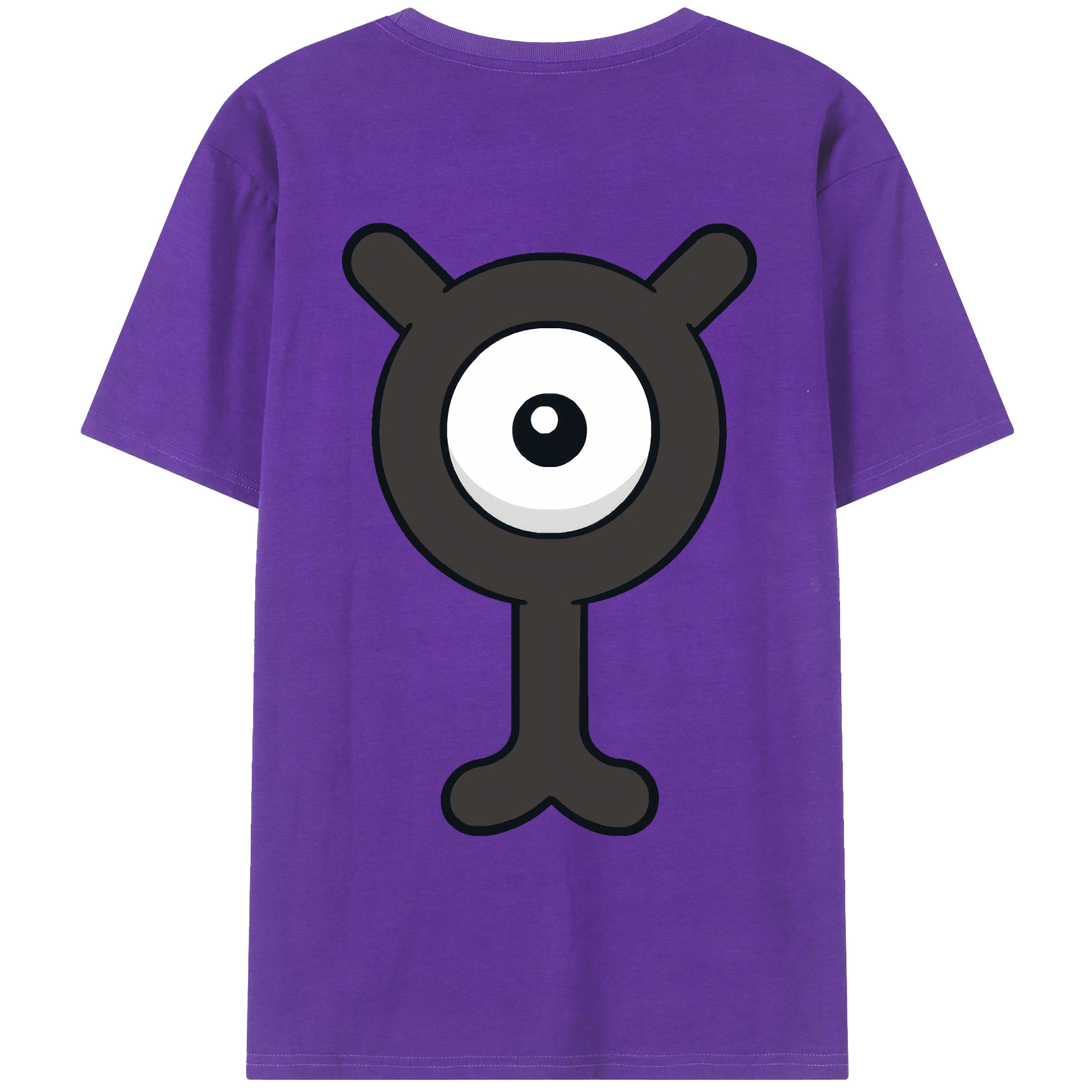 （画像用） ポケットモンスター Pokémon 綿100％ メンズ半袖Tシャツ（バックプリント） 通気性