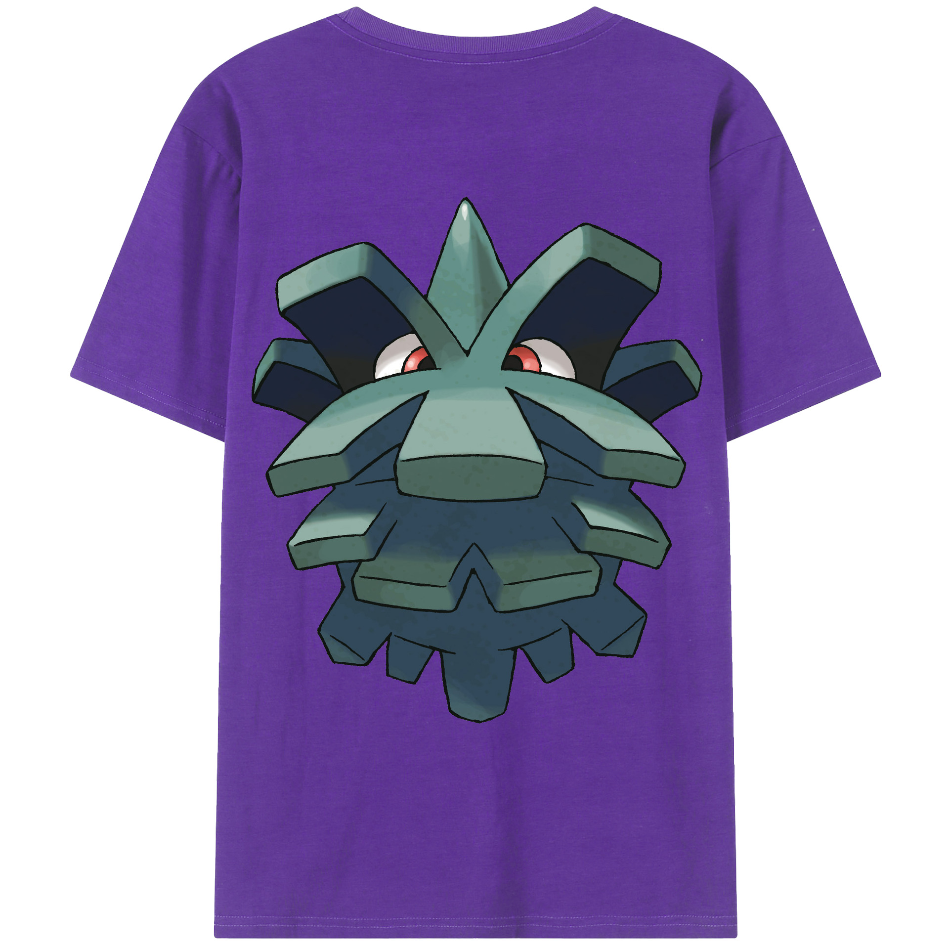 （画像用） ポケットモンスター Pokémon 綿100％ メンズ半袖Tシャツ（バックプリント） 通気性
