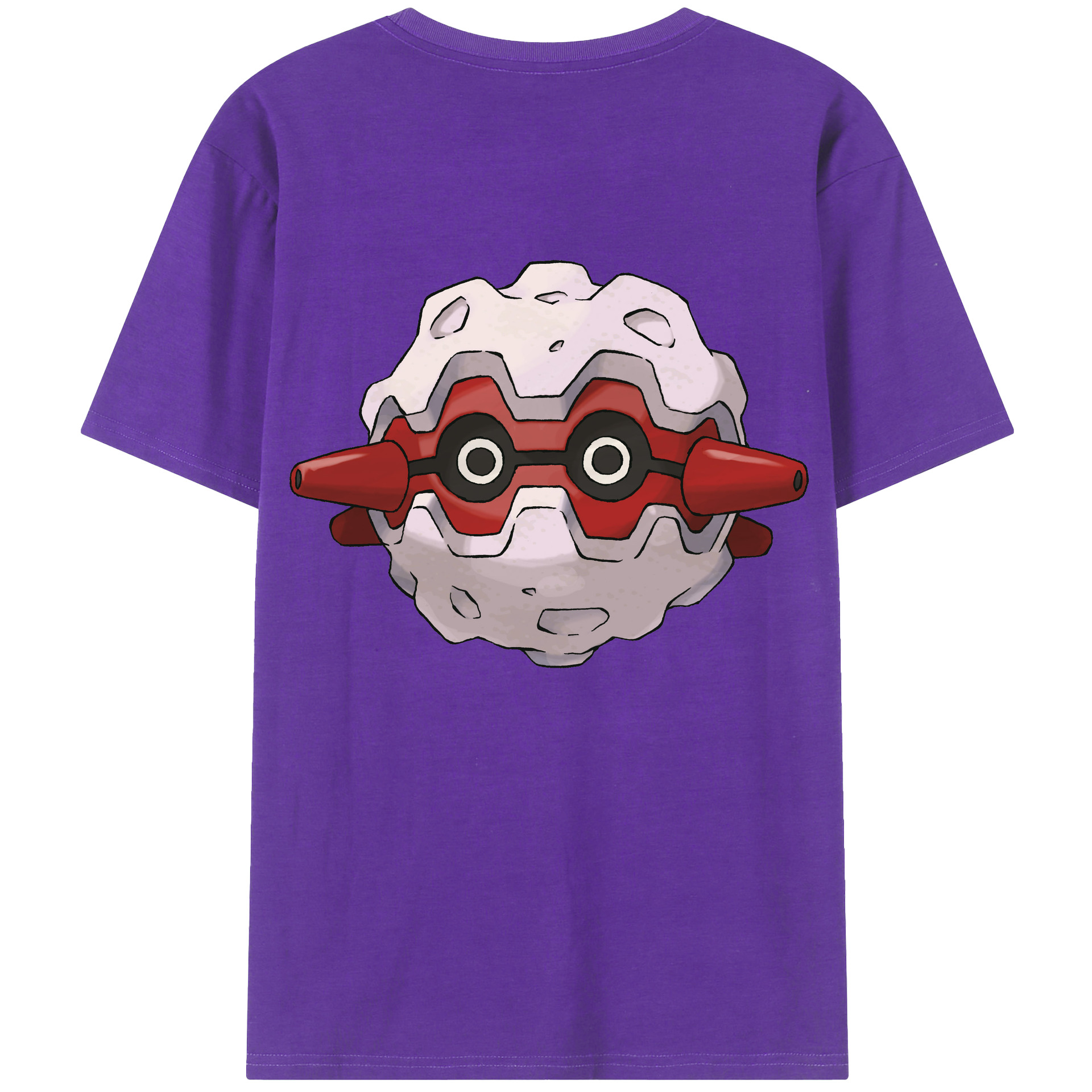 （画像用） ポケットモンスター Pokémon 綿100％ メンズ半袖Tシャツ（バックプリント） 通気性
