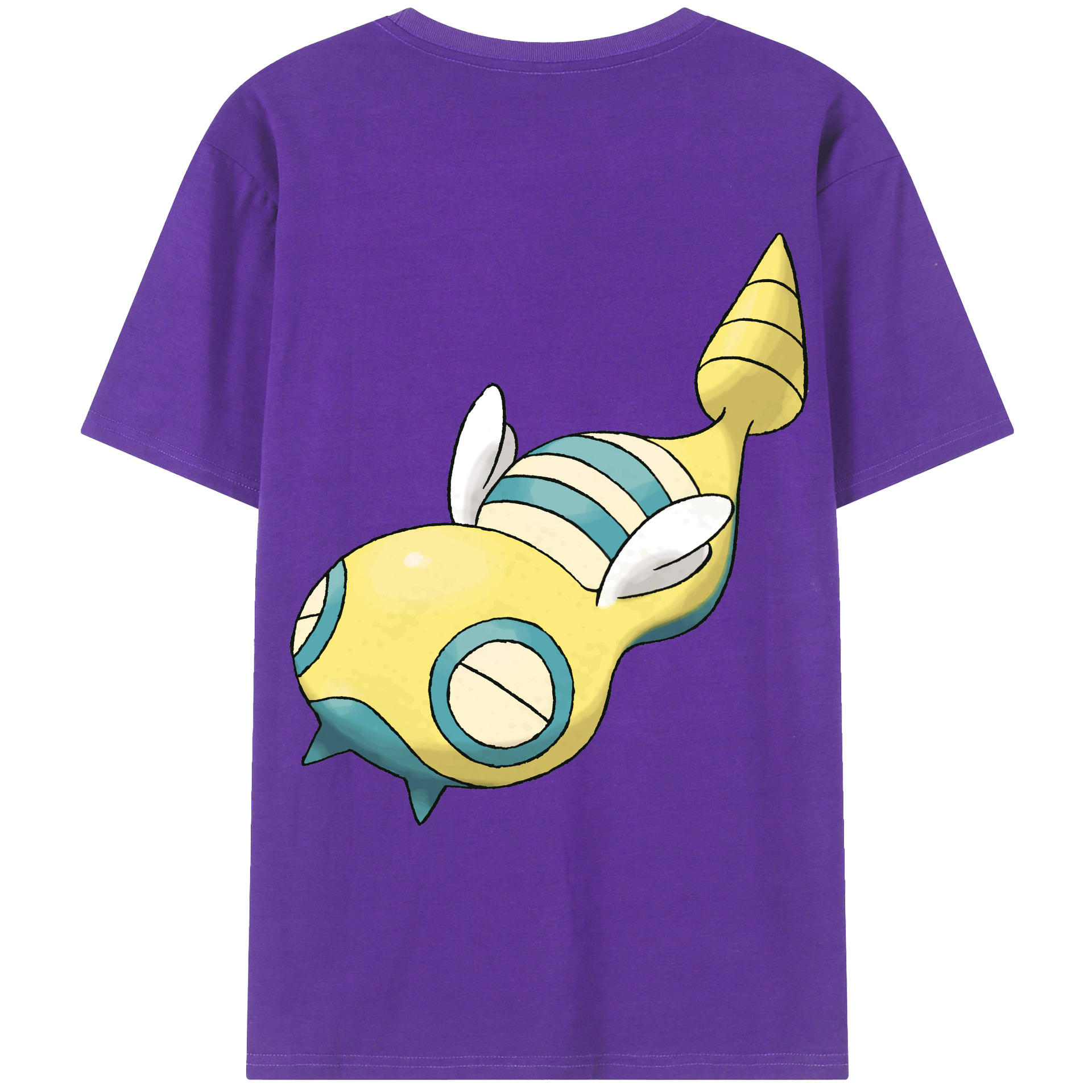 （画像用） ポケットモンスター Pokémon 綿100％ メンズ半袖Tシャツ（バックプリント） 通気性