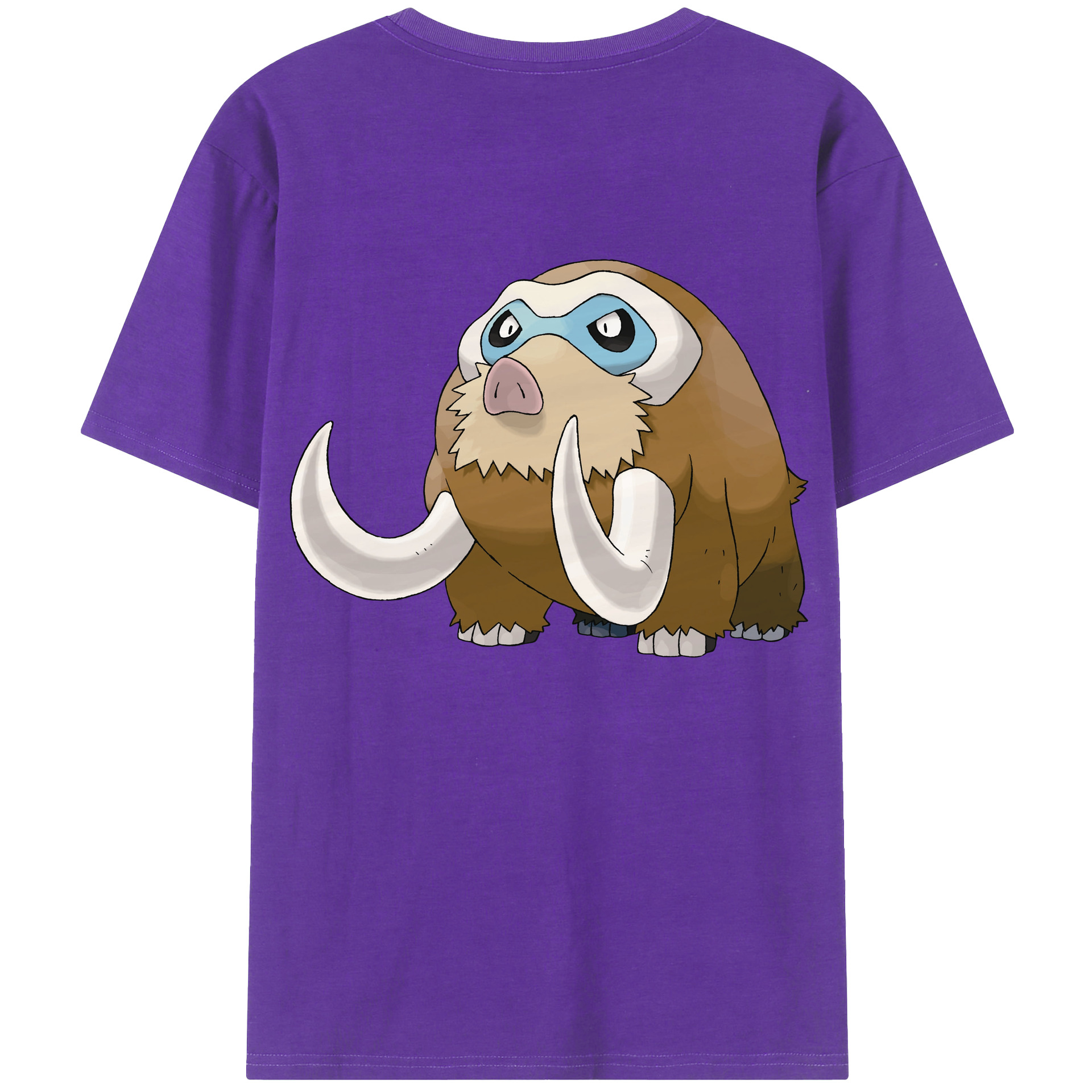 （画像用） ポケットモンスター Pokémon 綿100％ メンズ半袖Tシャツ（バックプリント） 通気性