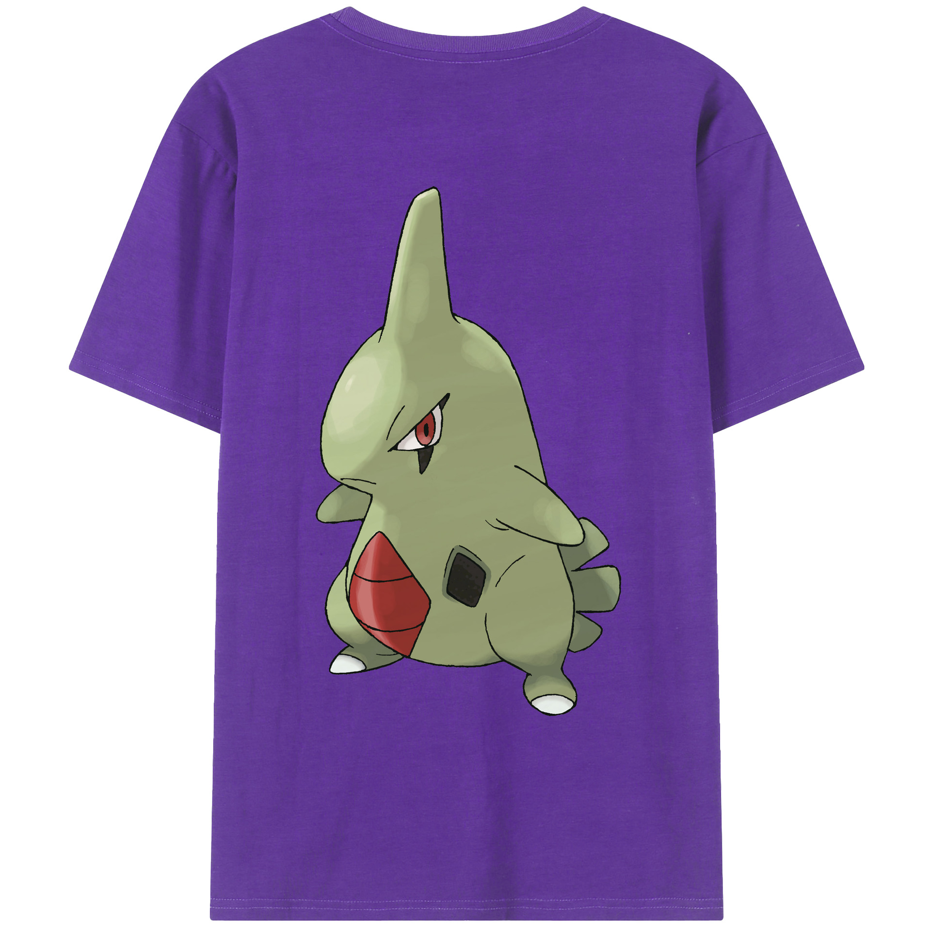（画像用） ポケットモンスター Pokémon 綿100％ メンズ半袖Tシャツ（バックプリント） 通気性