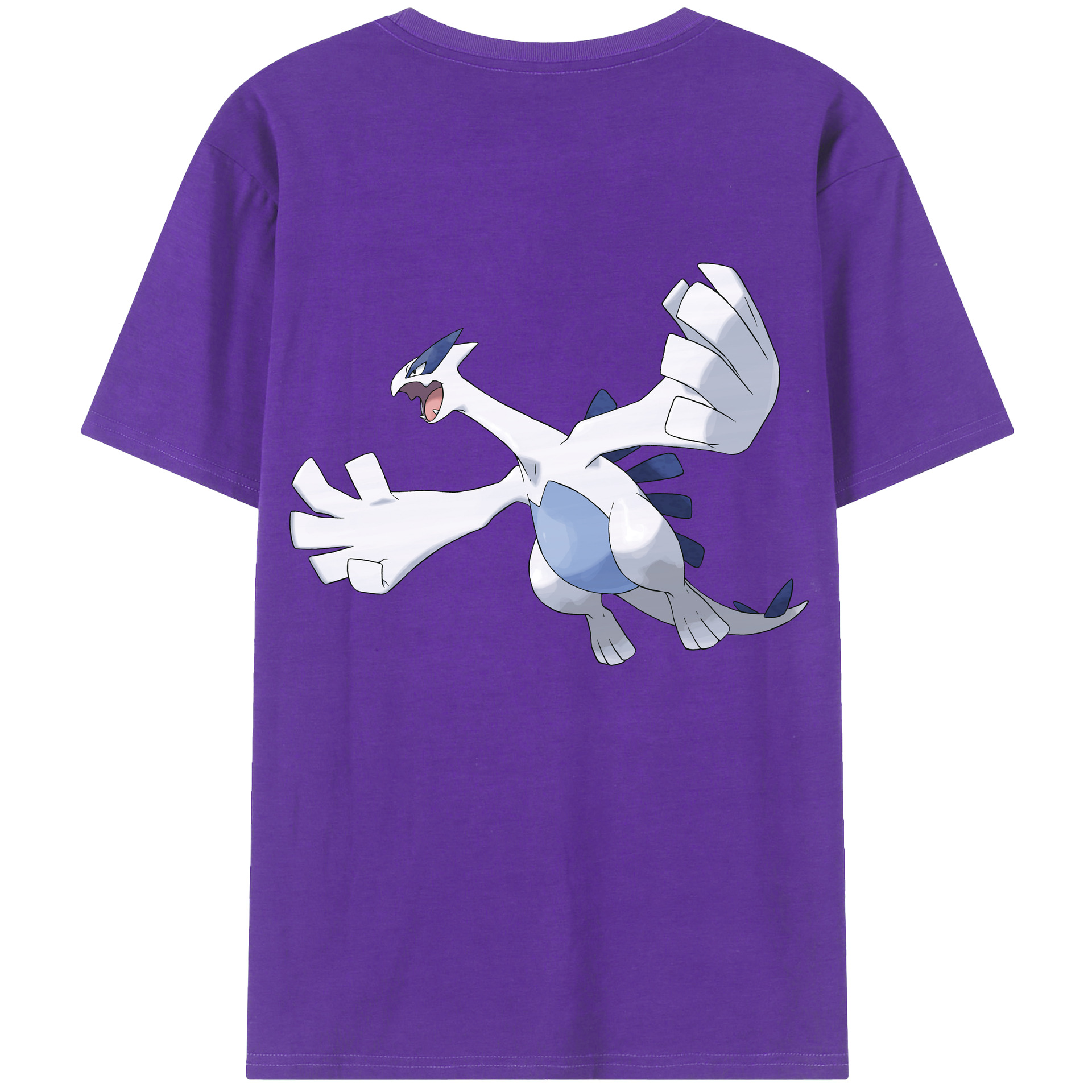 （画像用） ポケットモンスター Pokémon 綿100％ メンズ半袖Tシャツ（バックプリント） 通気性