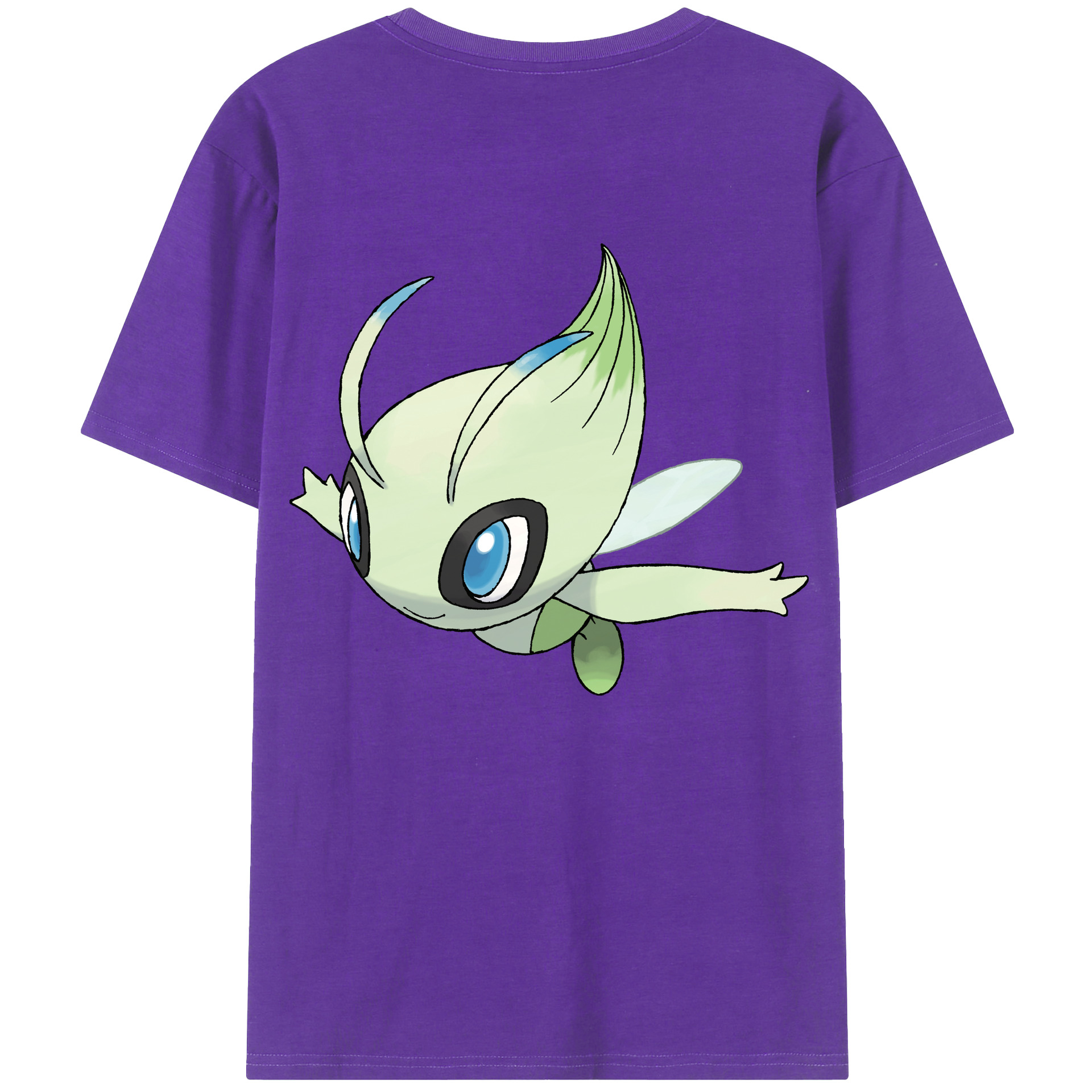 （画像用） ポケットモンスター Pokémon 綿100％ メンズ半袖Tシャツ（バックプリント） 通気性