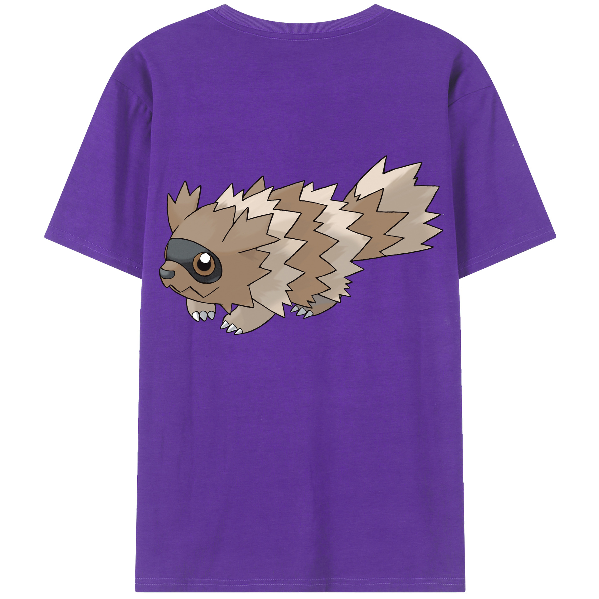 （画像用） ポケットモンスター Pokémon 綿100％ メンズ半袖Tシャツ（バックプリント） 通気性