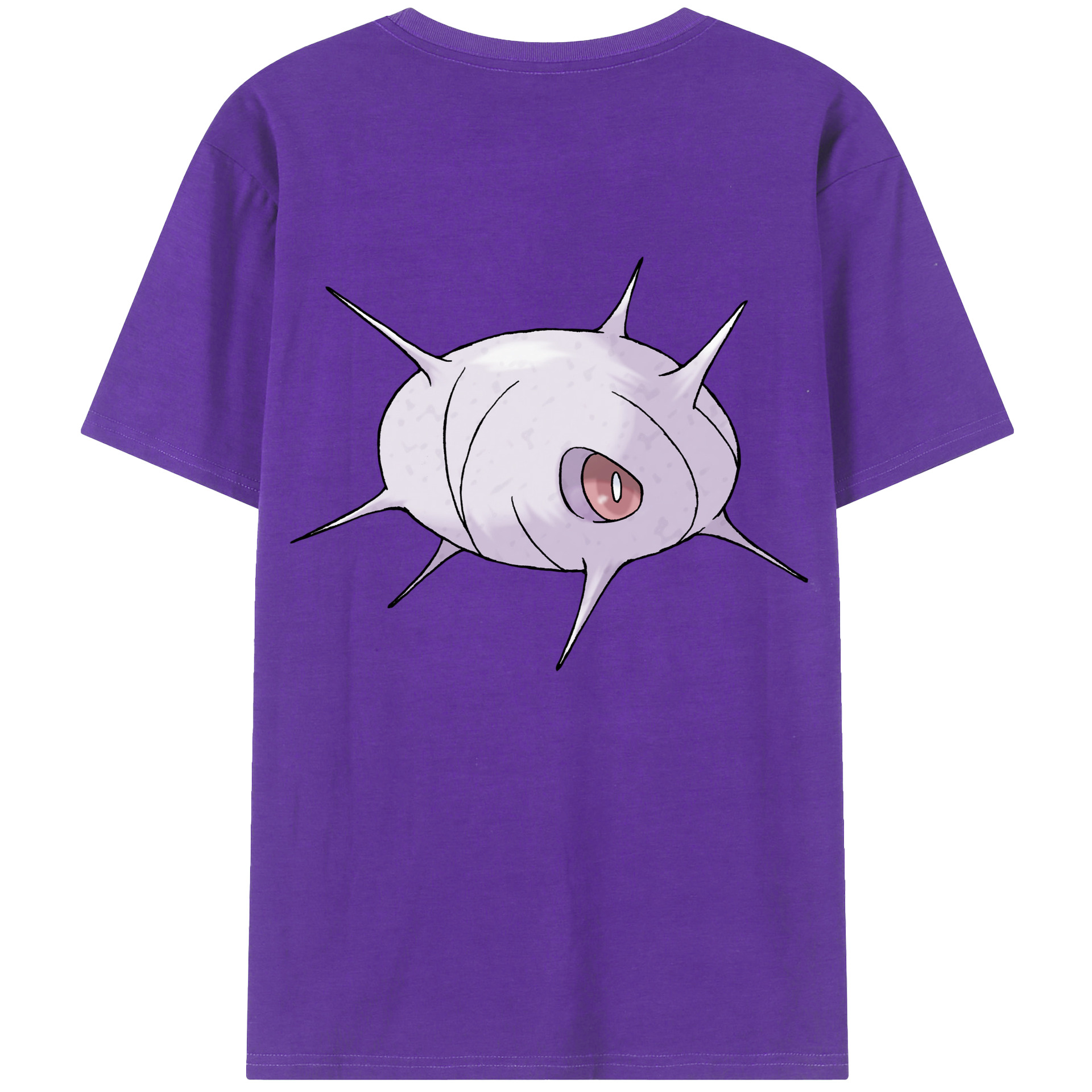 （画像用） ポケットモンスター Pokémon 綿100％ メンズ半袖Tシャツ（バックプリント） 通気性