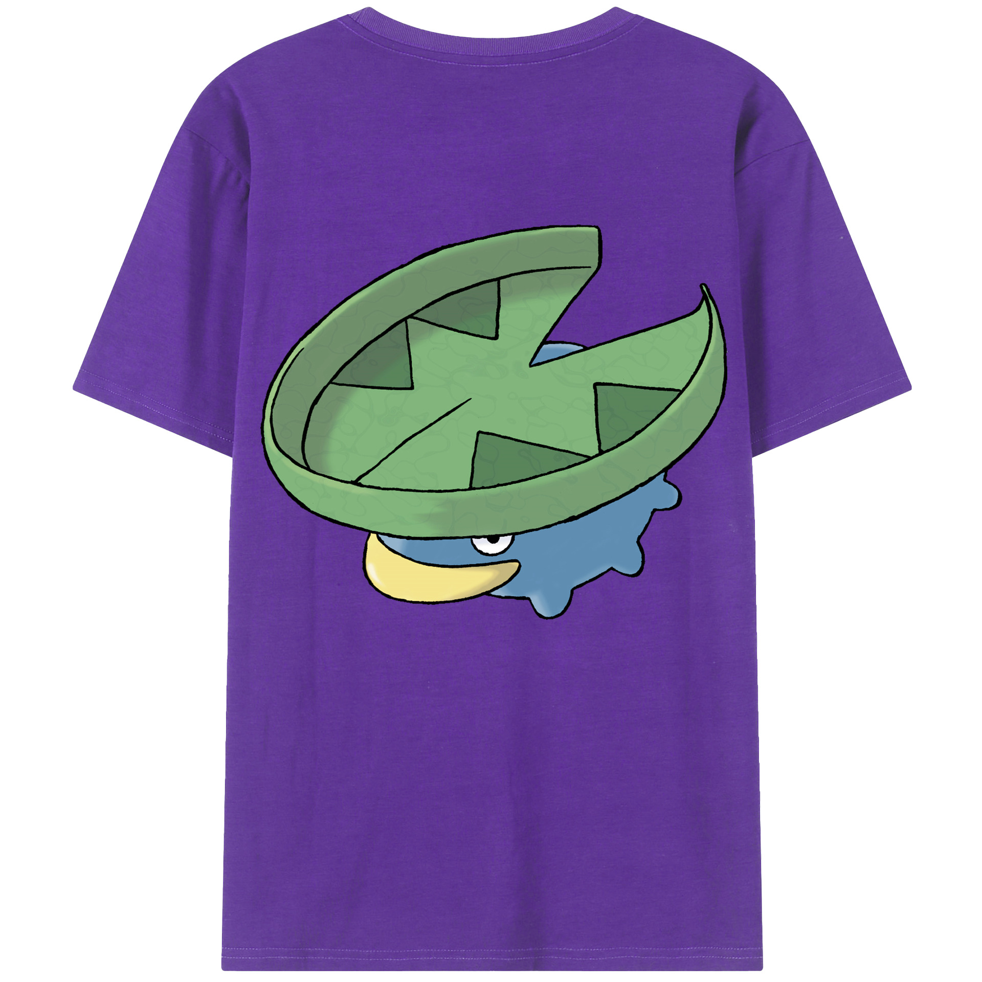 （画像用） ポケットモンスター Pokémon 綿100％ メンズ半袖Tシャツ（バックプリント） 通気性