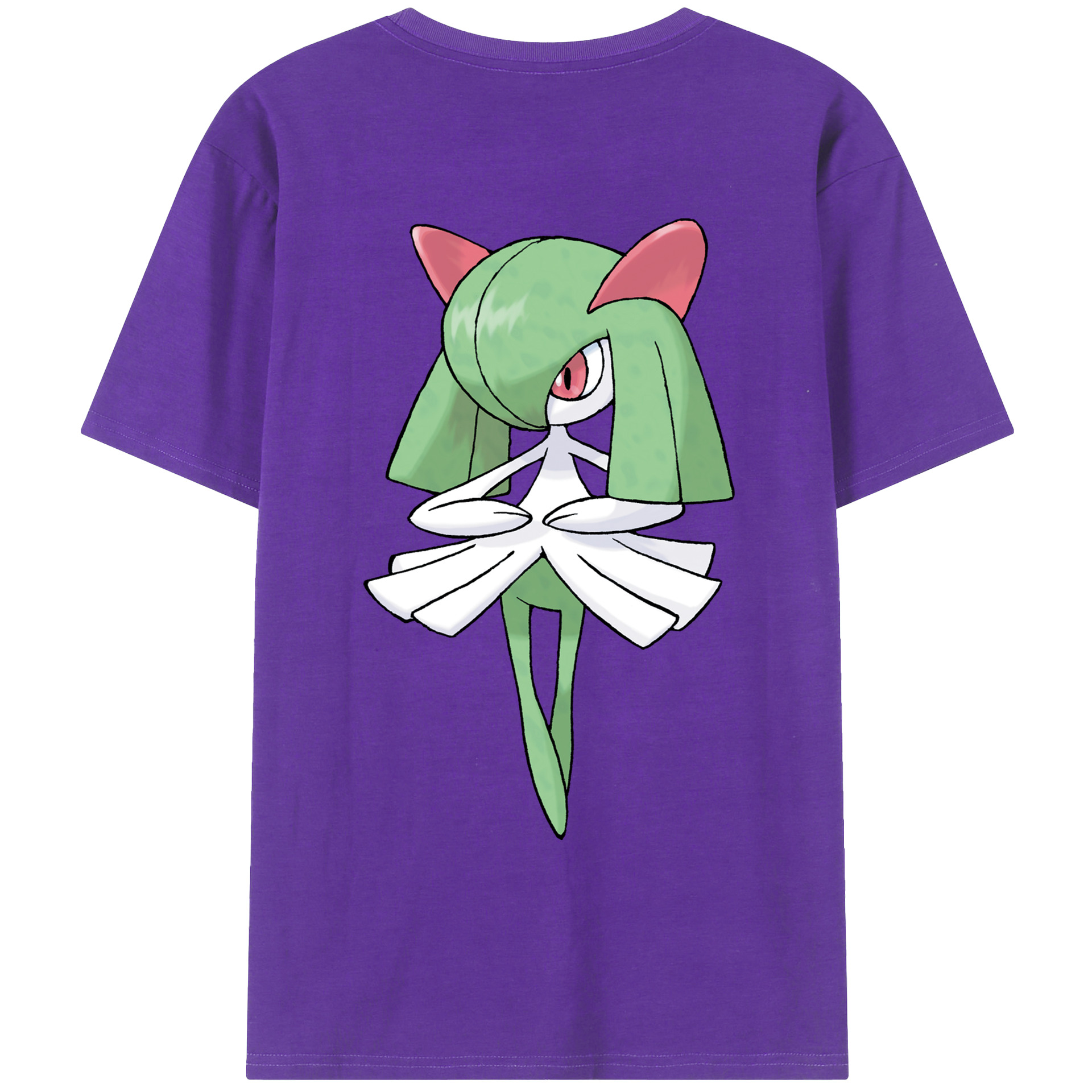 （画像用） ポケットモンスター Pokémon 綿100％ メンズ半袖Tシャツ（バックプリント） 通気性