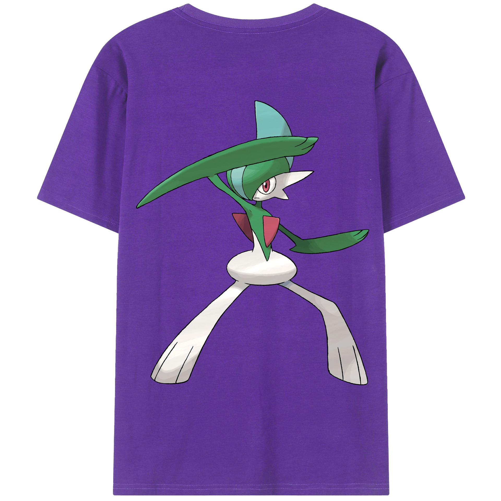 （画像用） ポケットモンスター Pokémon 綿100％ メンズ半袖Tシャツ（バックプリント） 通気性
