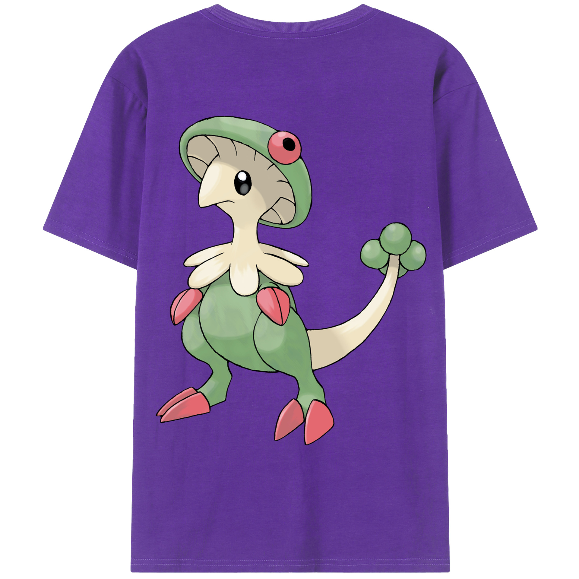 （画像用） ポケットモンスター Pokémon 綿100％ メンズ半袖Tシャツ（バックプリント） 通気性